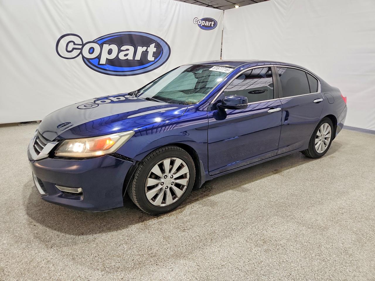 2013 Honda Accord Exl Blue vin: 1HGCR2F8XDA064933