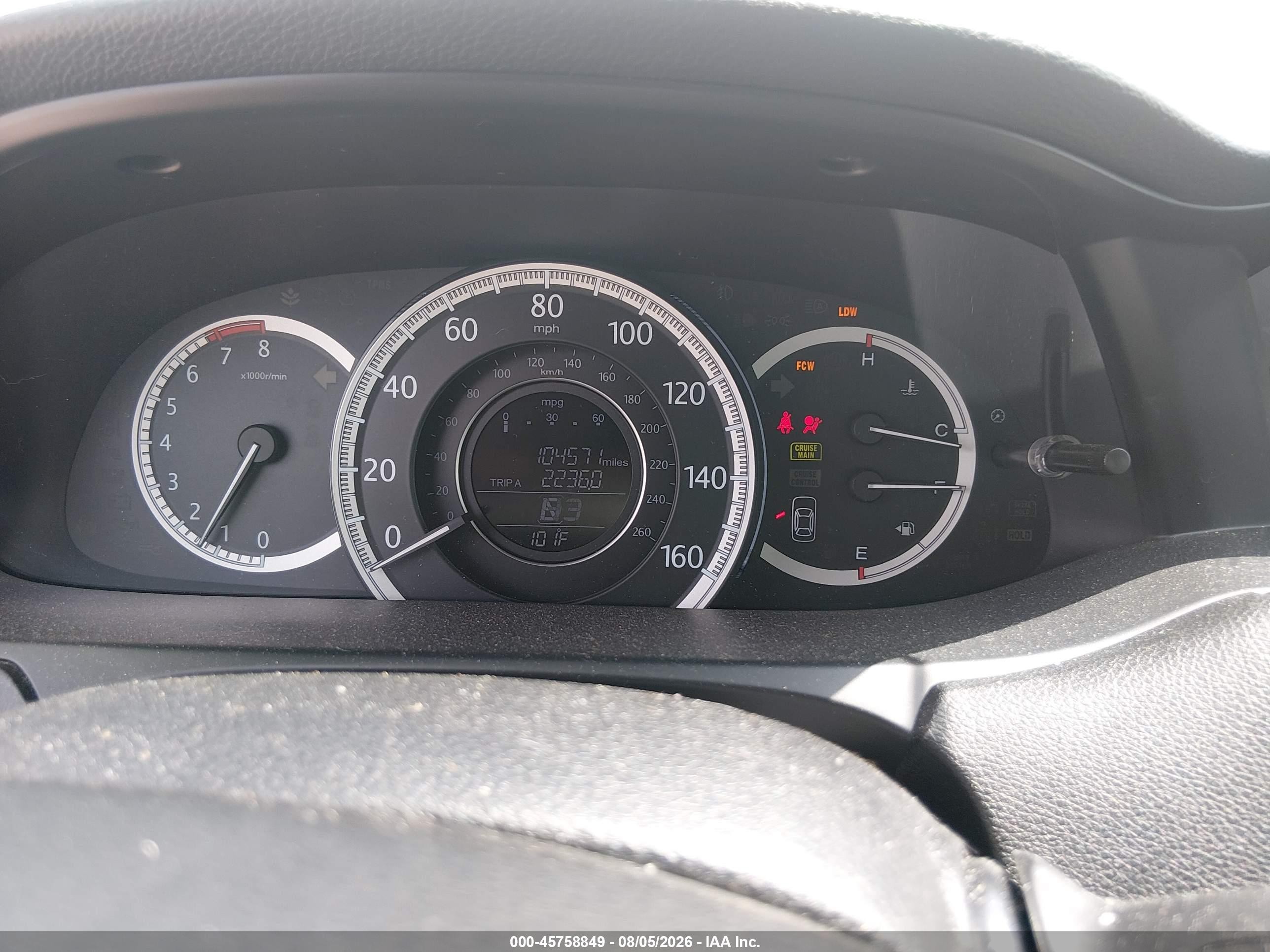 2013 Honda Accord Ex-l White vin: 1HGCR2F8XDA090271