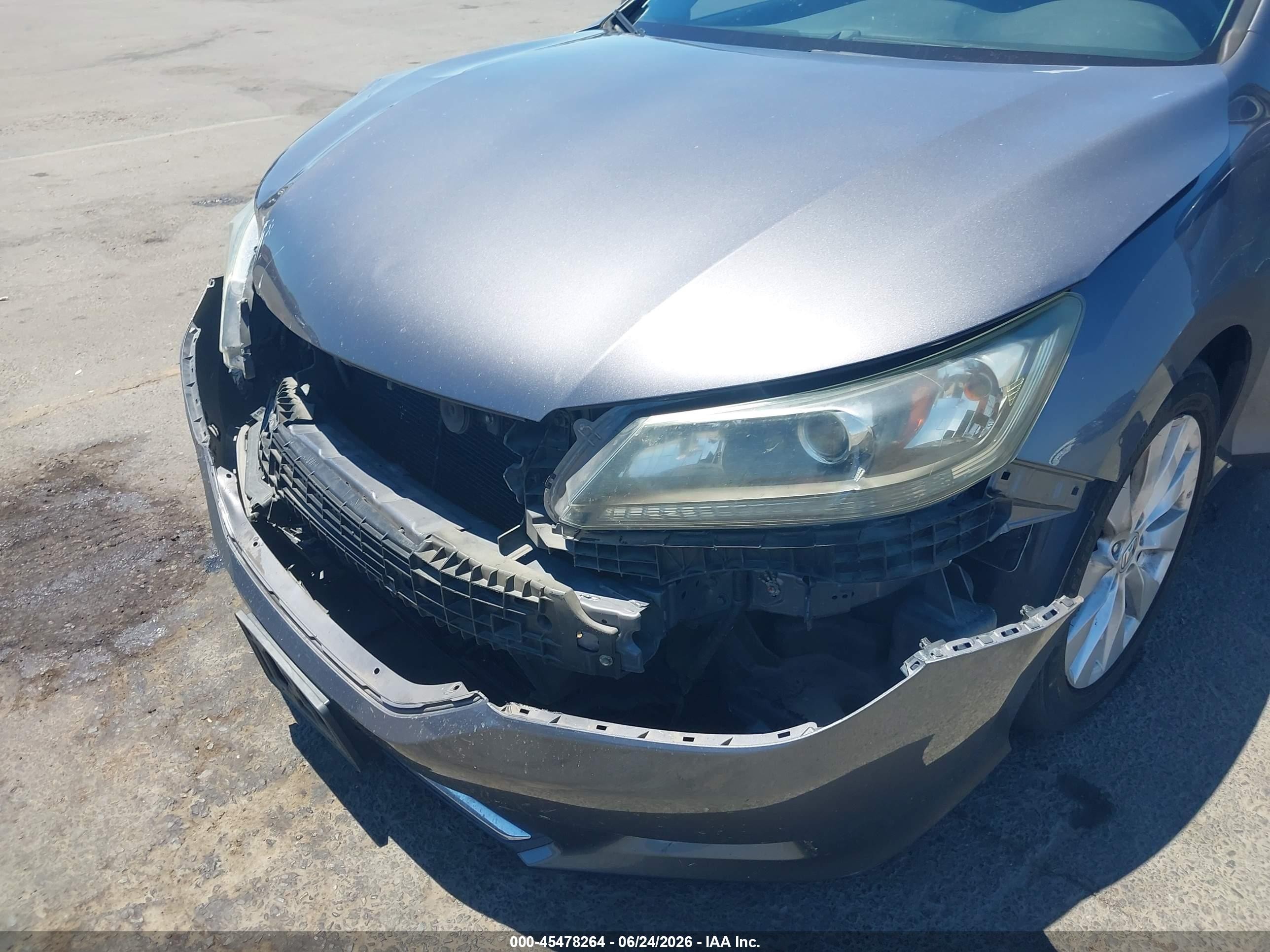 2013 Honda Accord Ex-l Серый vin: 1HGCR2F8XDA090738