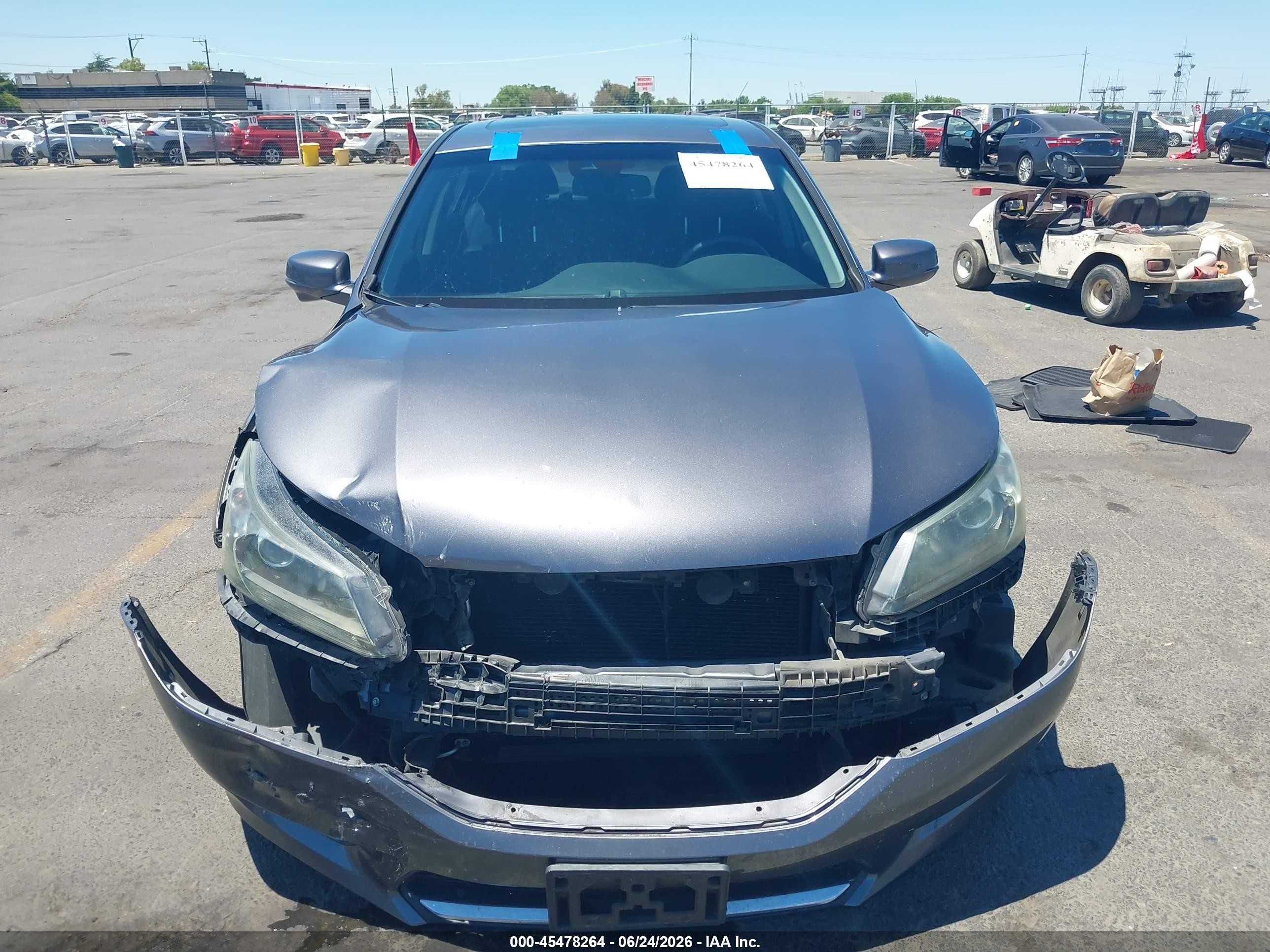 2013 Honda Accord Ex-l Серый vin: 1HGCR2F8XDA090738