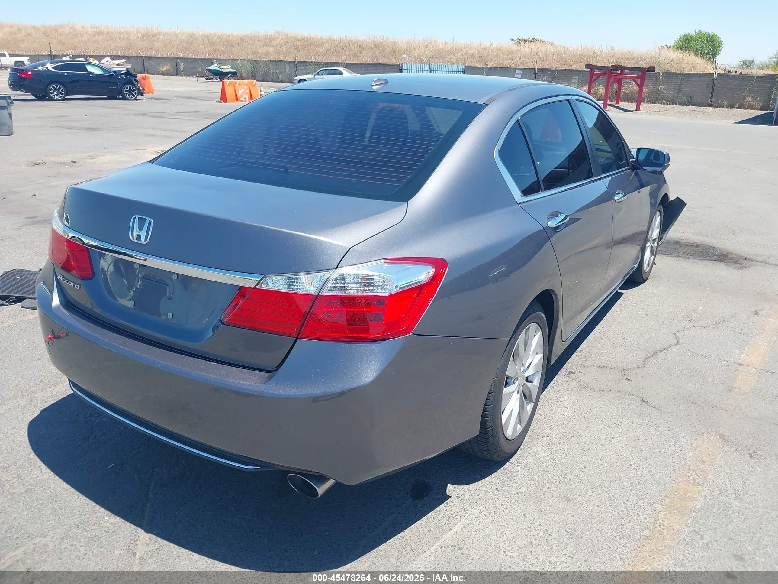 2013 Honda Accord Ex-l Серый vin: 1HGCR2F8XDA090738