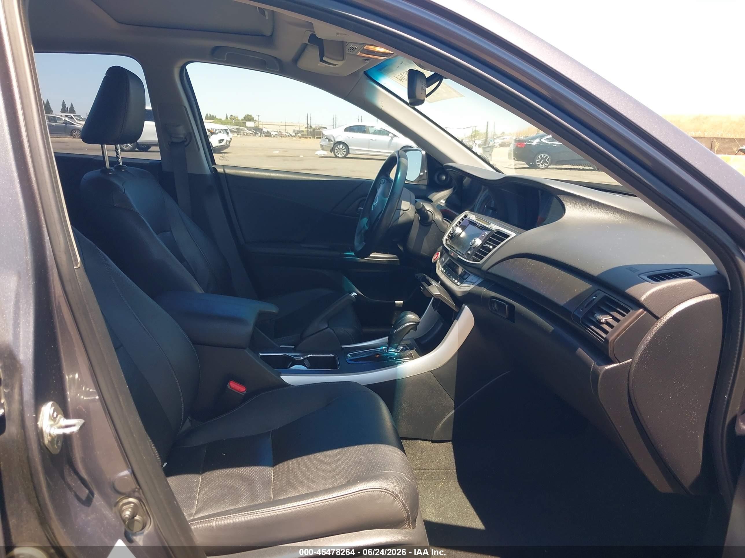 2013 Honda Accord Ex-l Серый vin: 1HGCR2F8XDA090738