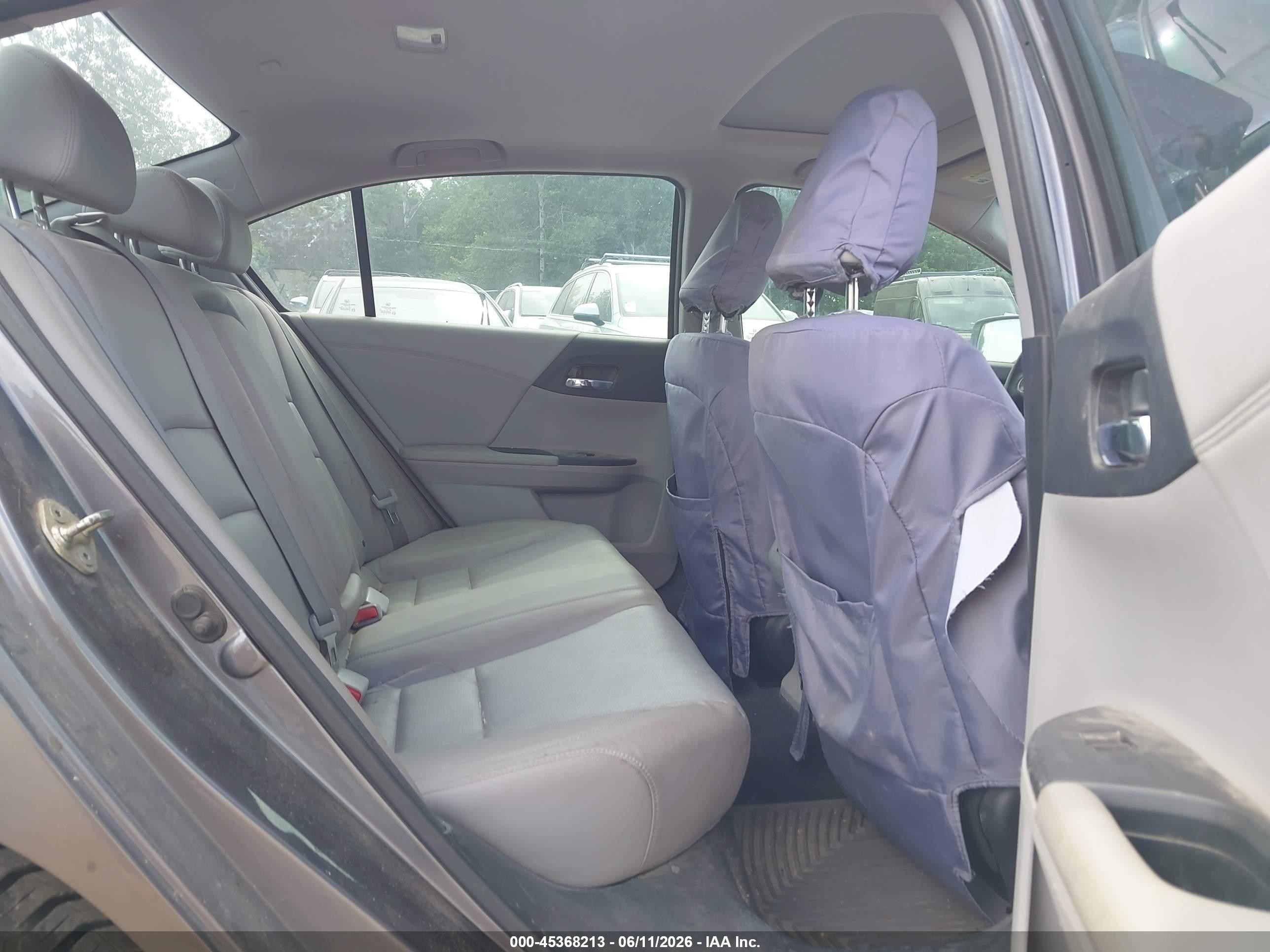 2013 Honda Accord Ex-l Gray vin: 1HGCR2F8XDA097141