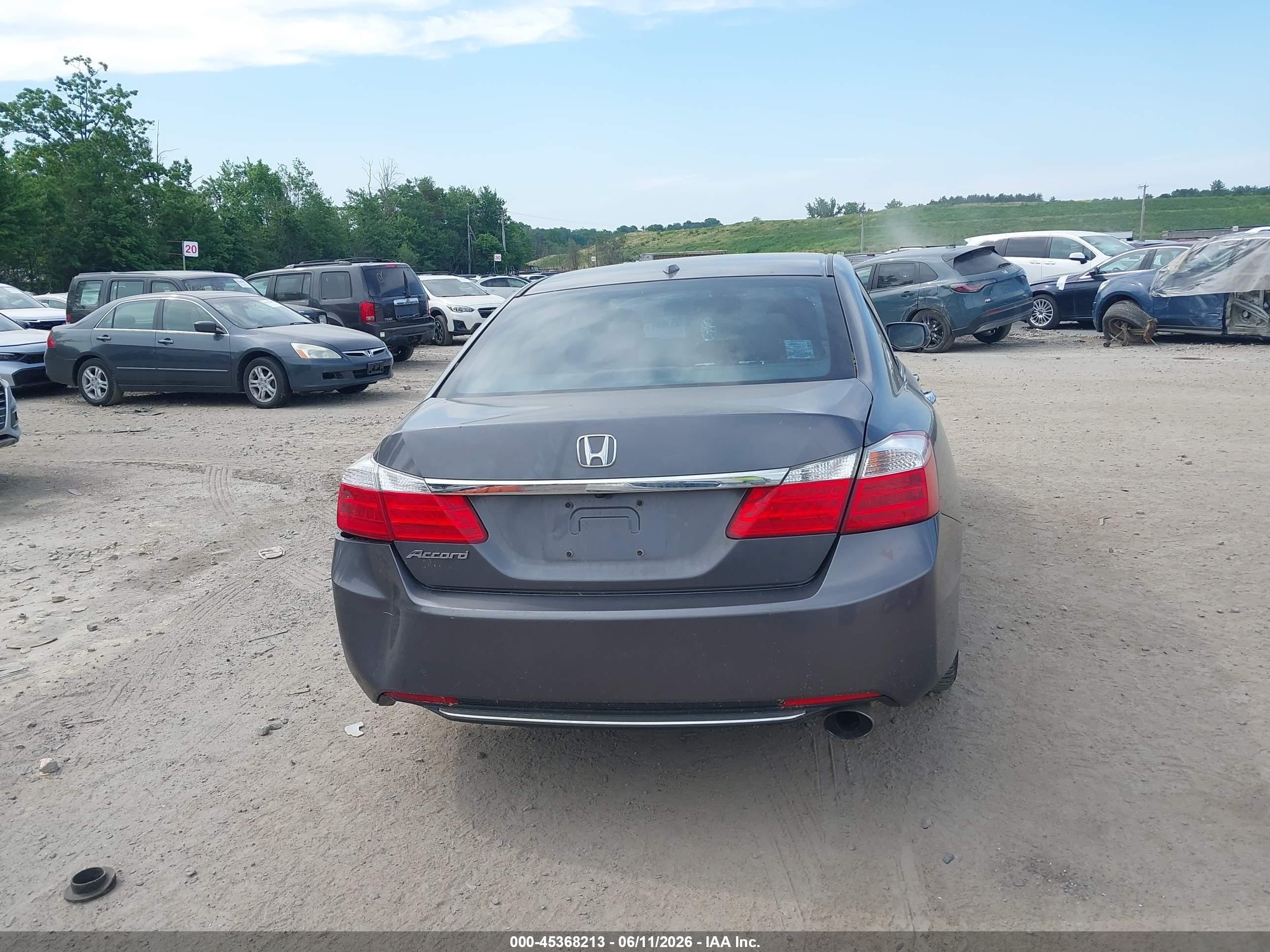 2013 Honda Accord Ex-l Gray vin: 1HGCR2F8XDA097141