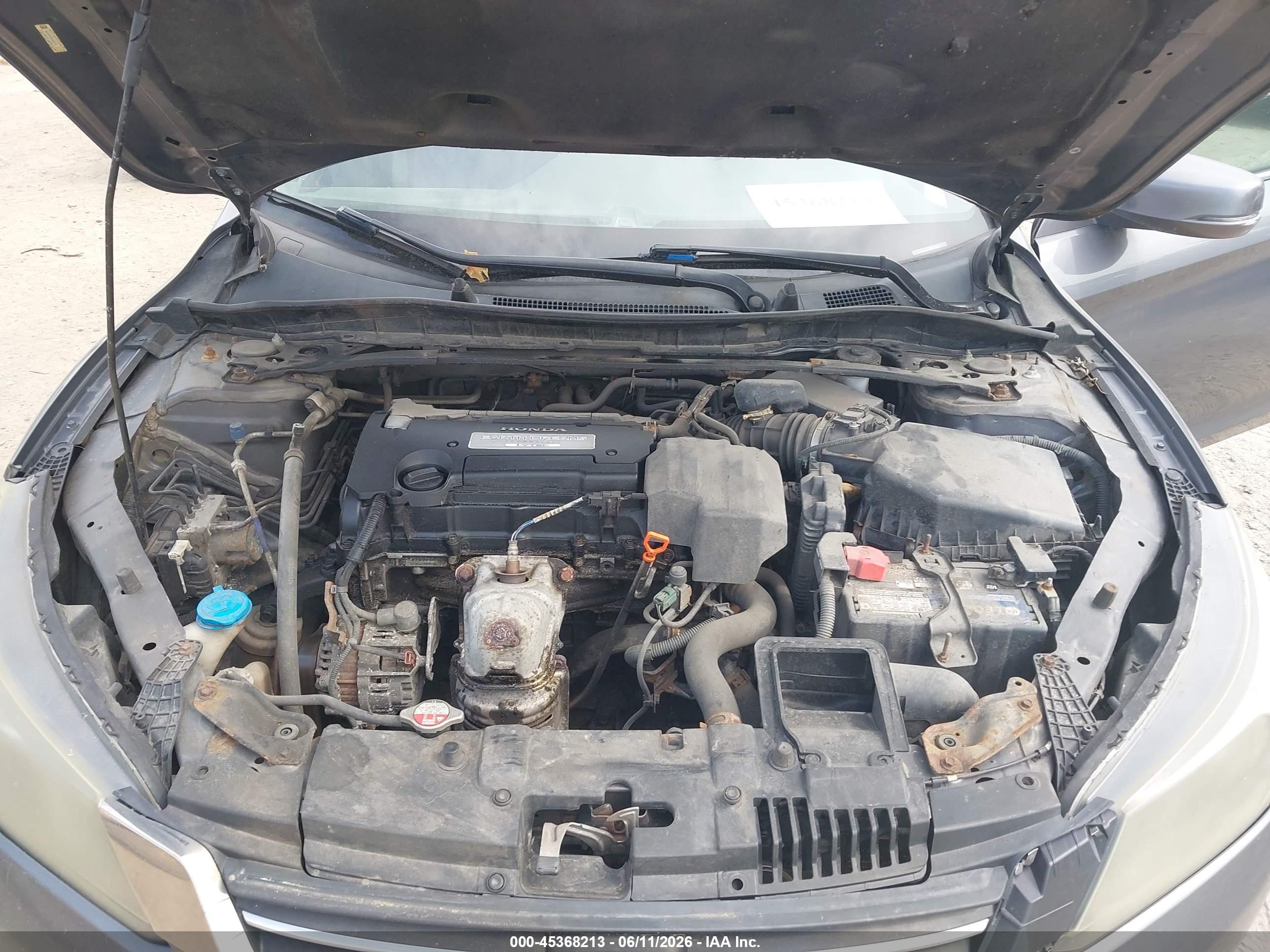 2013 Honda Accord Ex-l Gray vin: 1HGCR2F8XDA097141