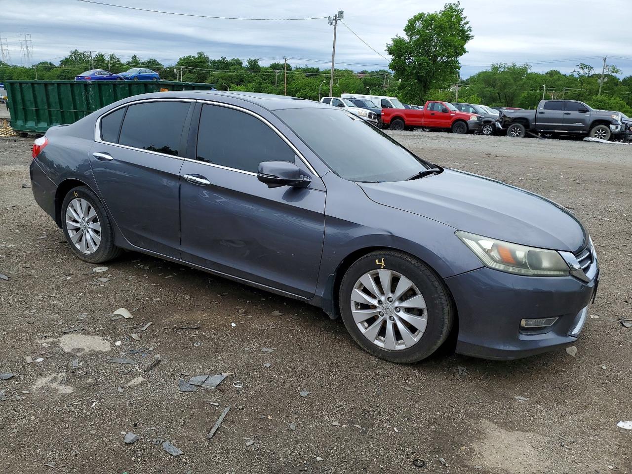 2013 Honda Accord Exl Gray vin: 1HGCR2F8XDA115833
