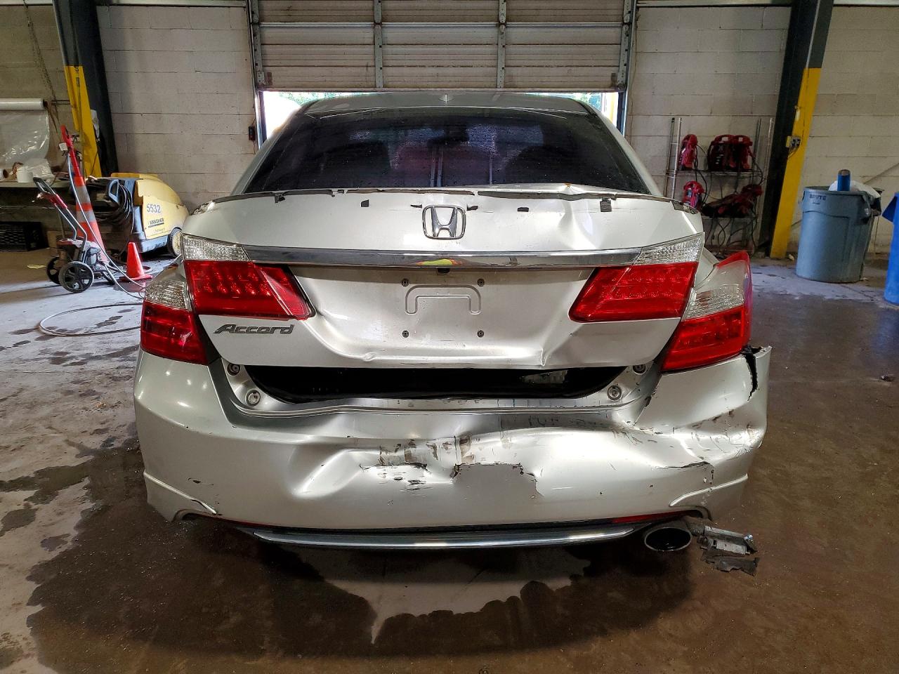 2013 Honda Accord Exl Silver vin: 1HGCR2F8XDA123267