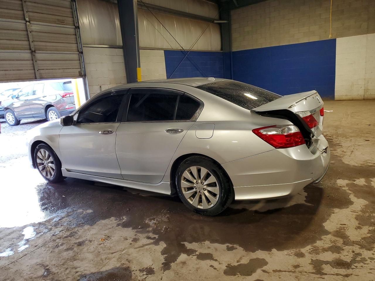 2013 Honda Accord Exl Silver vin: 1HGCR2F8XDA123267