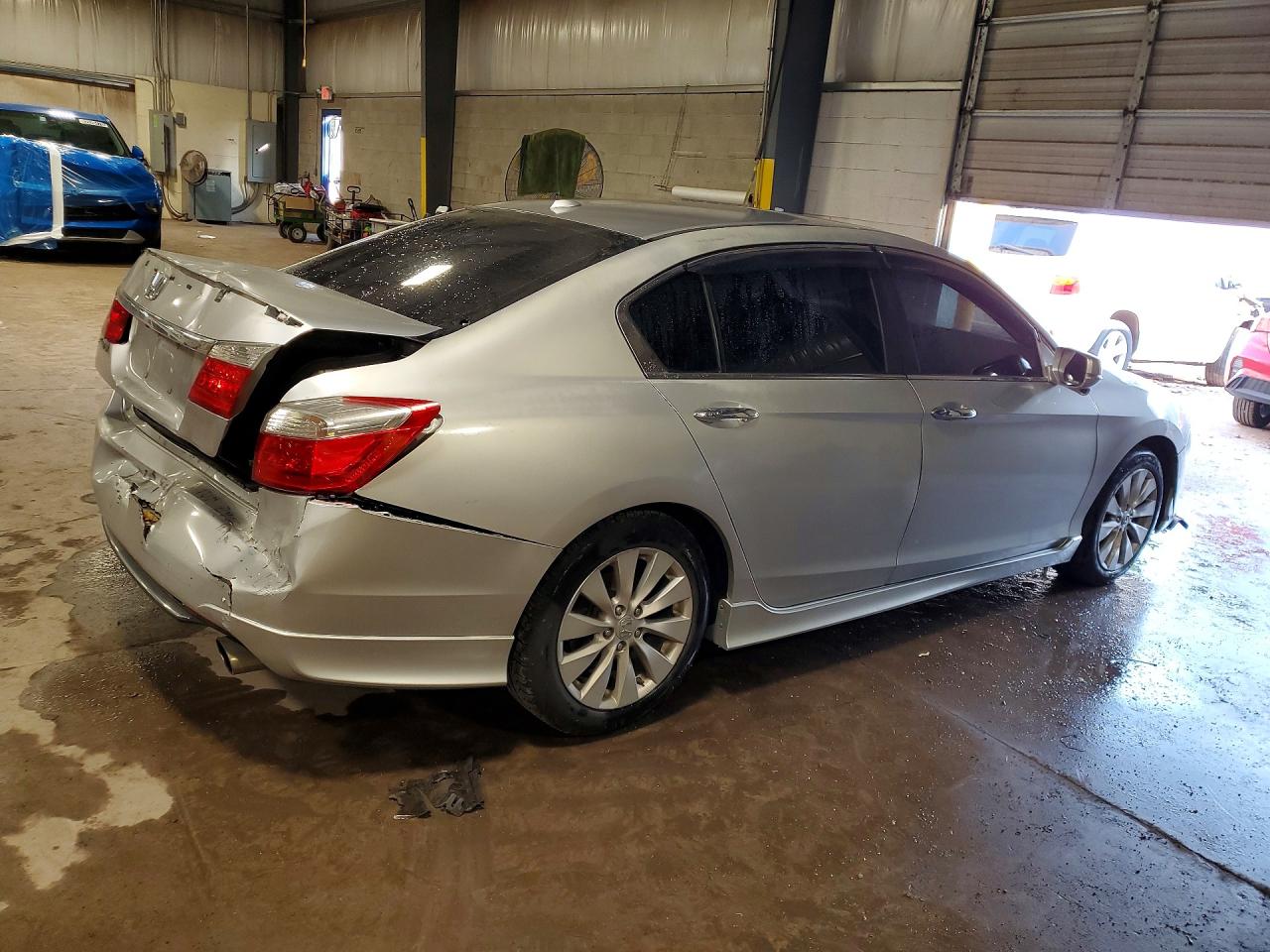 2013 Honda Accord Exl Silver vin: 1HGCR2F8XDA123267