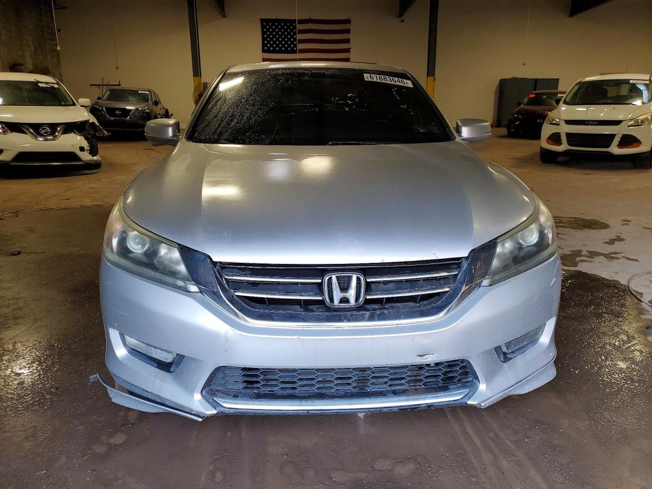 2013 Honda Accord Exl Silver vin: 1HGCR2F8XDA123267