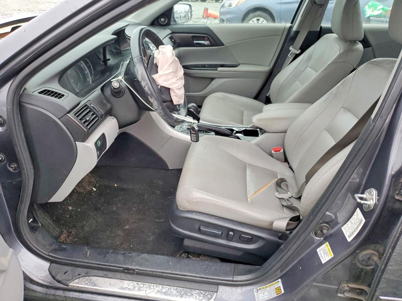 2013 Honda Accord Gray vin: 1HGCR2F8XDA124936