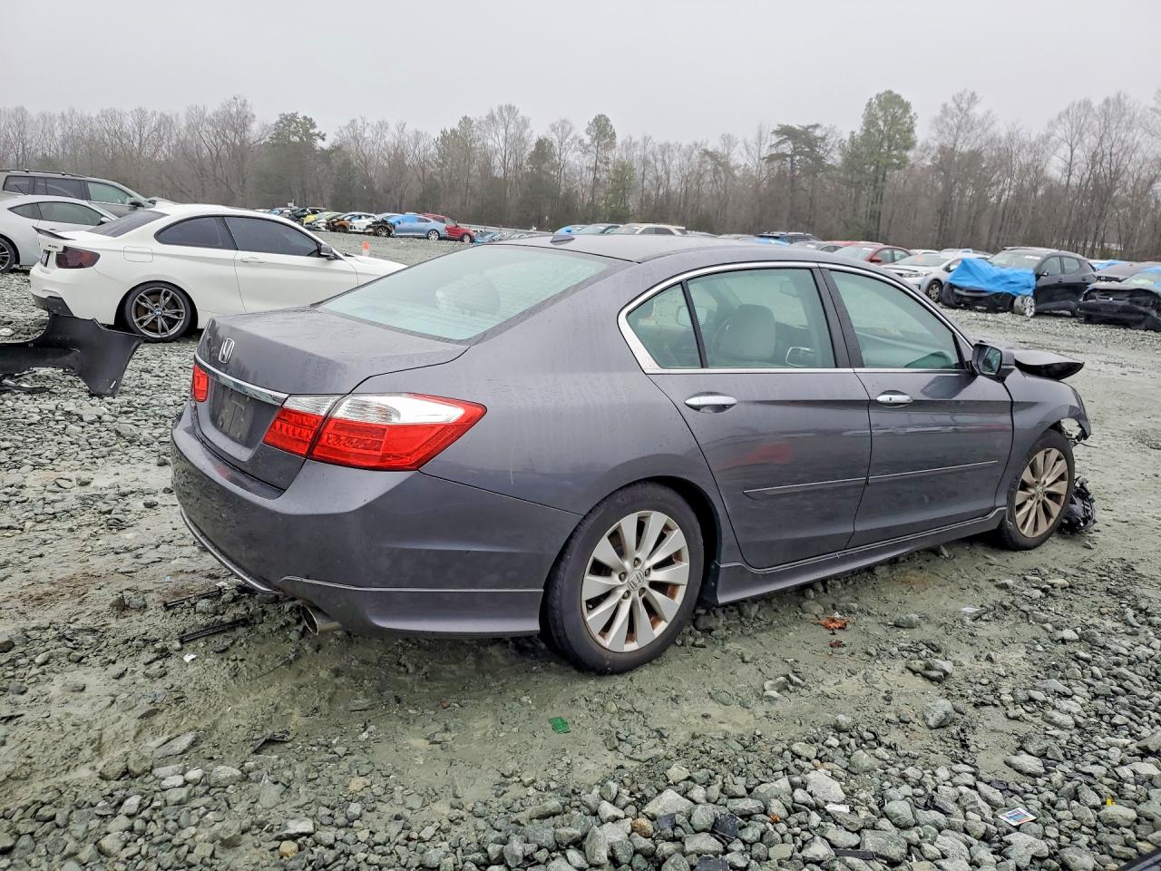 2013 Honda Accord Gray vin: 1HGCR2F8XDA124936