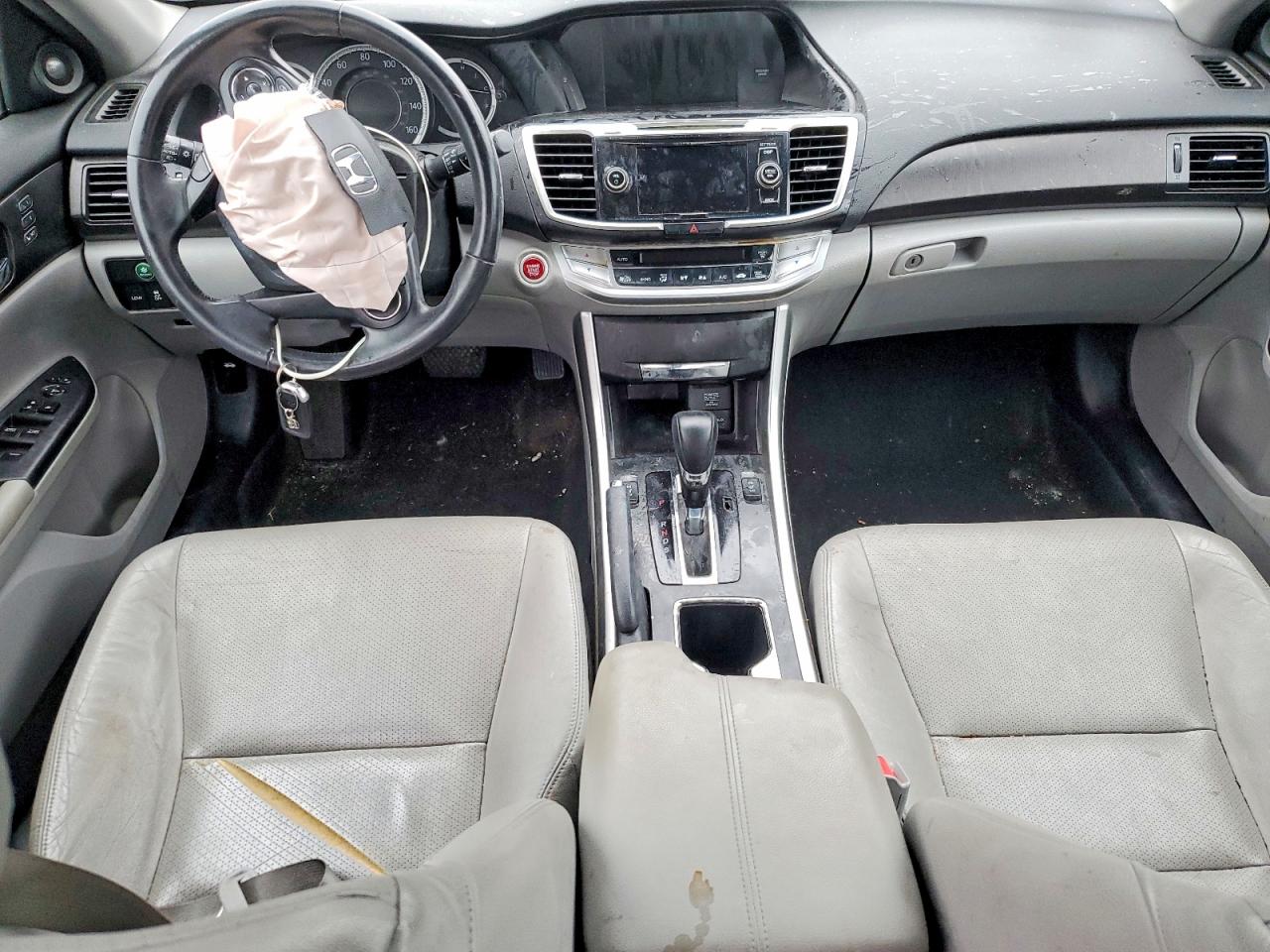 2013 Honda Accord Gray vin: 1HGCR2F8XDA124936