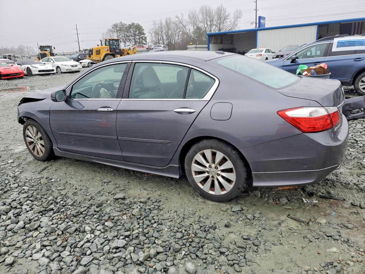 2013 Honda Accord Gray vin: 1HGCR2F8XDA124936
