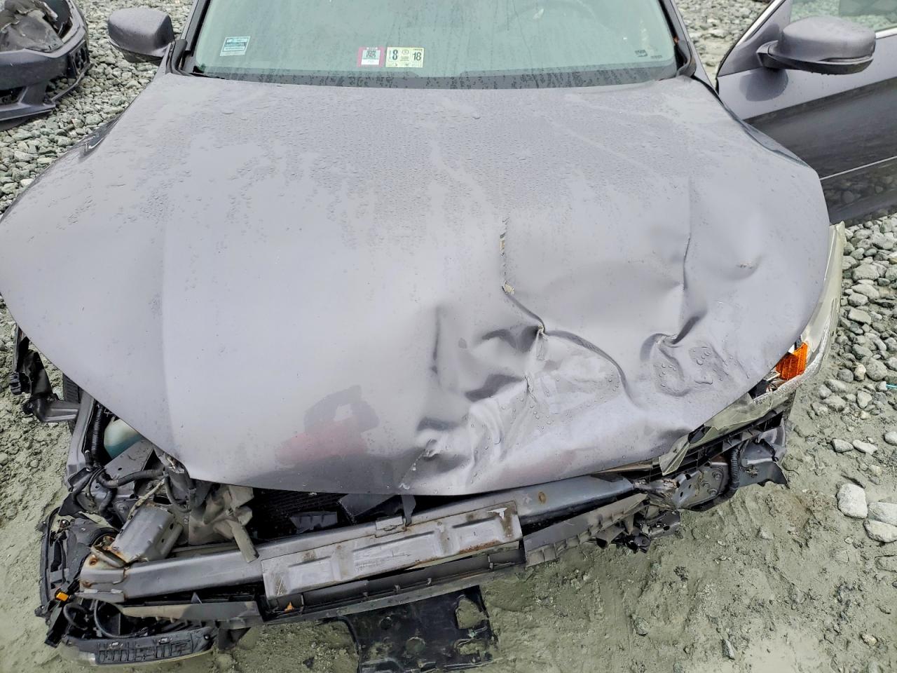 2013 Honda Accord Gray vin: 1HGCR2F8XDA124936