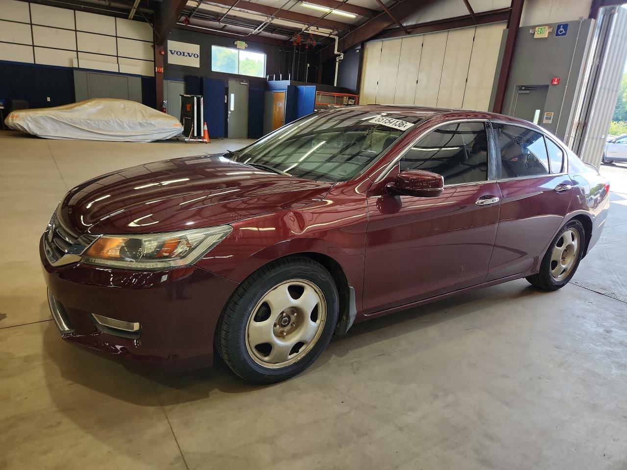 2013 Honda Accord Exl Темно-бордовый vin: 1HGCR2F8XDA137721