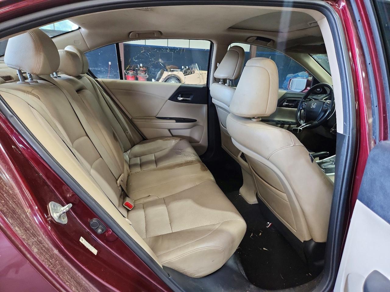 2013 Honda Accord Exl Темно-бордовый vin: 1HGCR2F8XDA137721