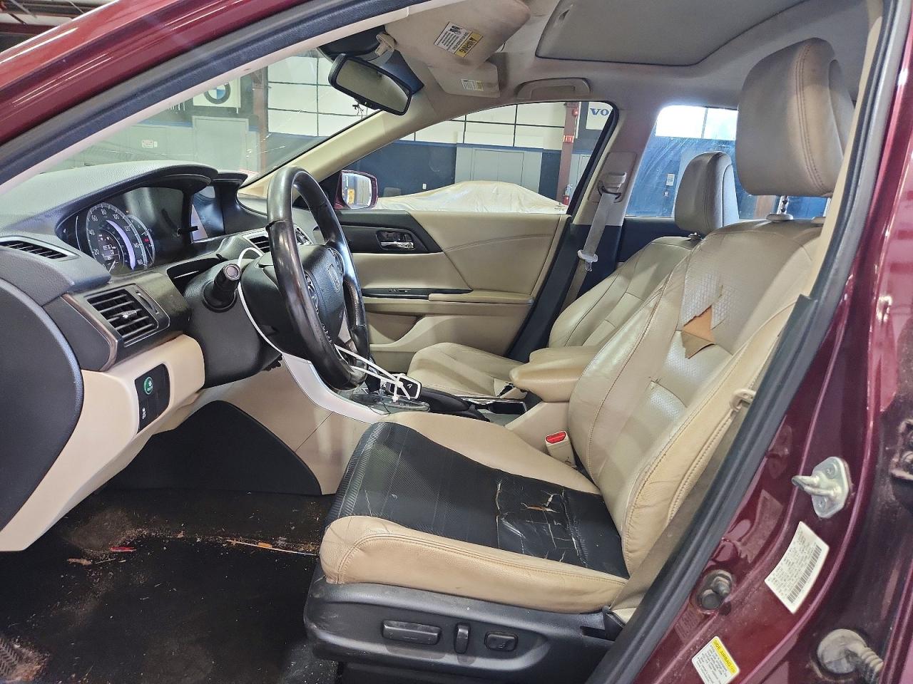 2013 Honda Accord Exl Темно-бордовый vin: 1HGCR2F8XDA137721