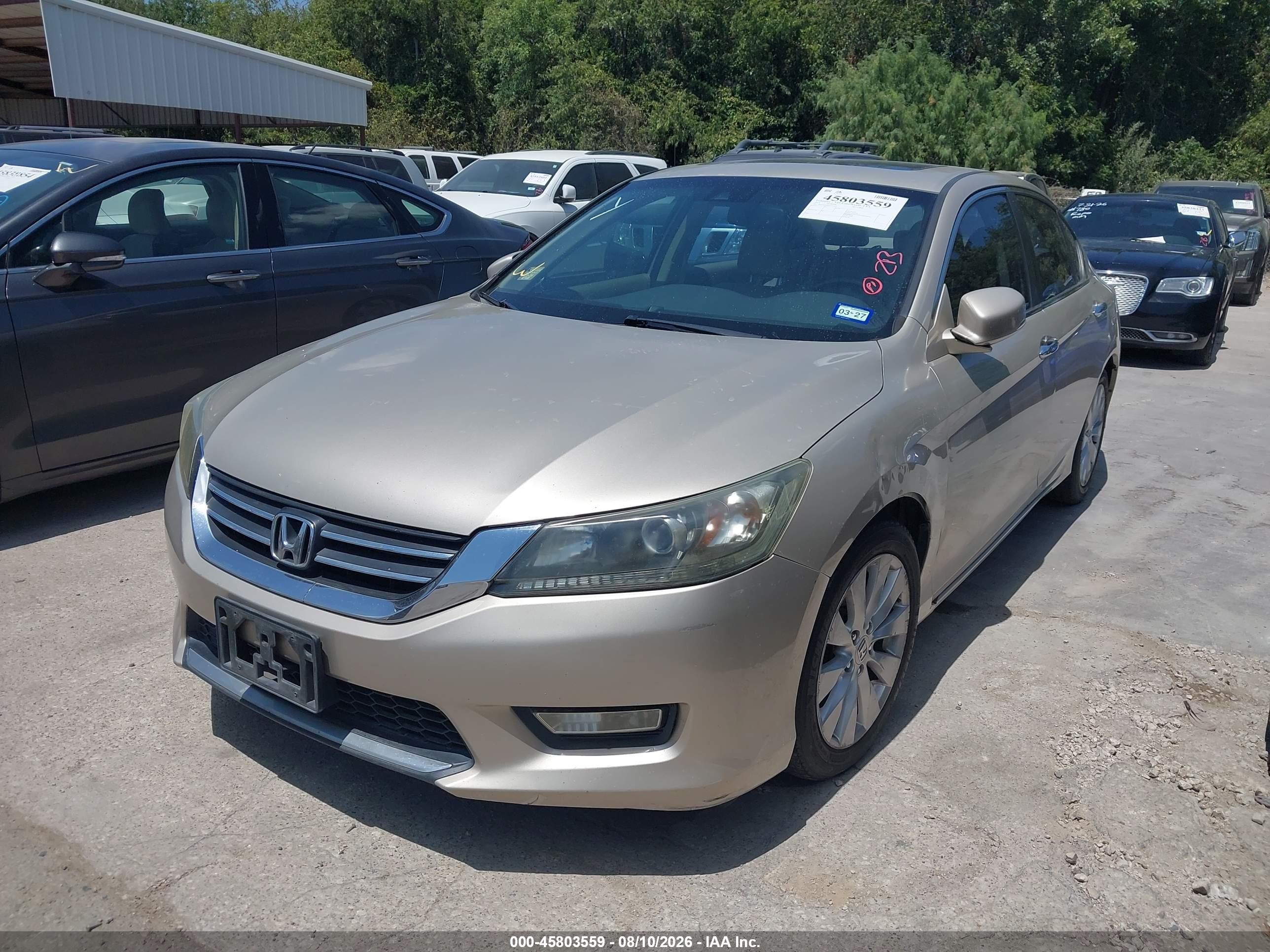 2013 Honda Accord Ex-l Gold vin: 1HGCR2F8XDA151876