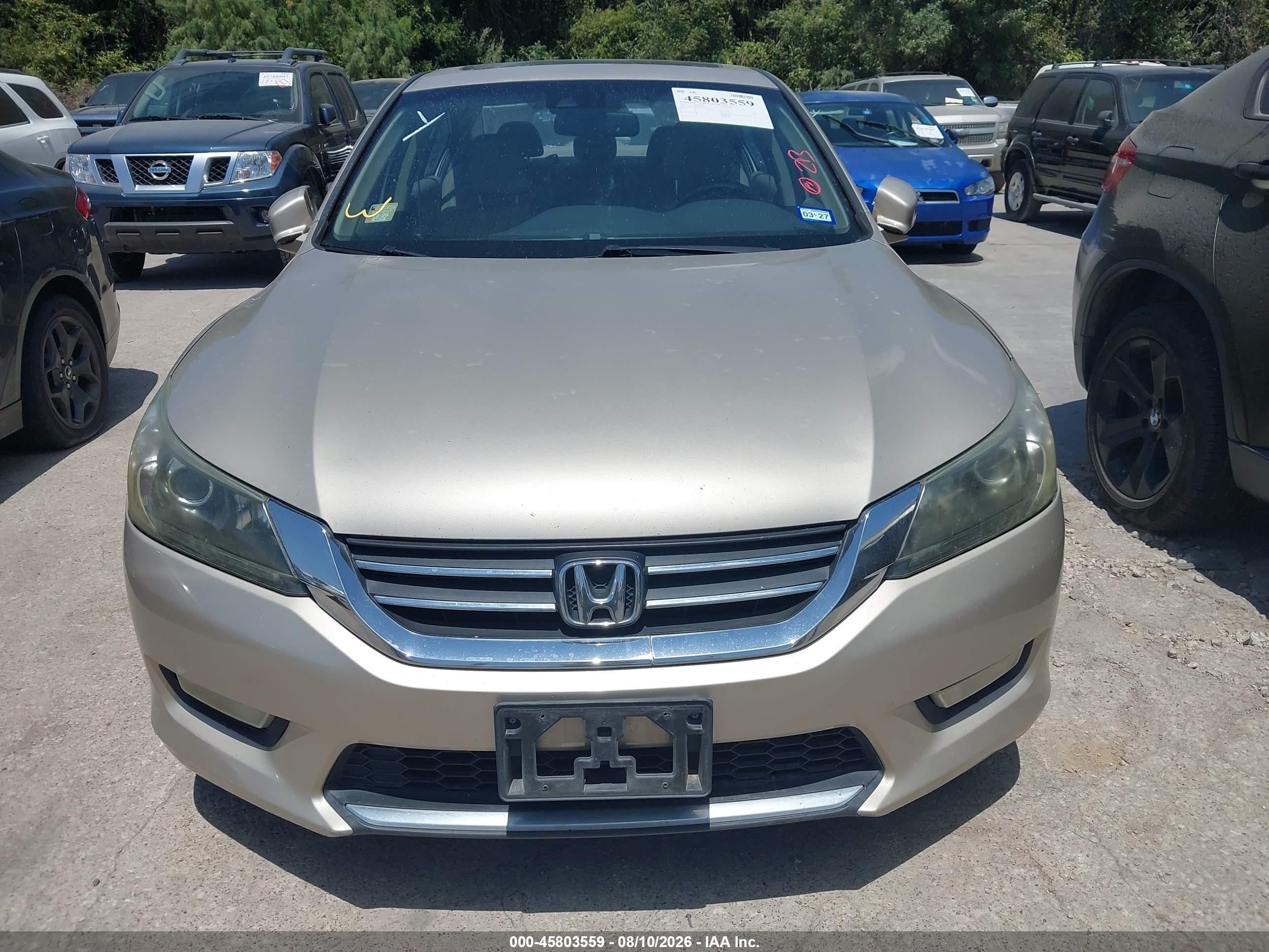 2013 Honda Accord Ex-l Gold vin: 1HGCR2F8XDA151876