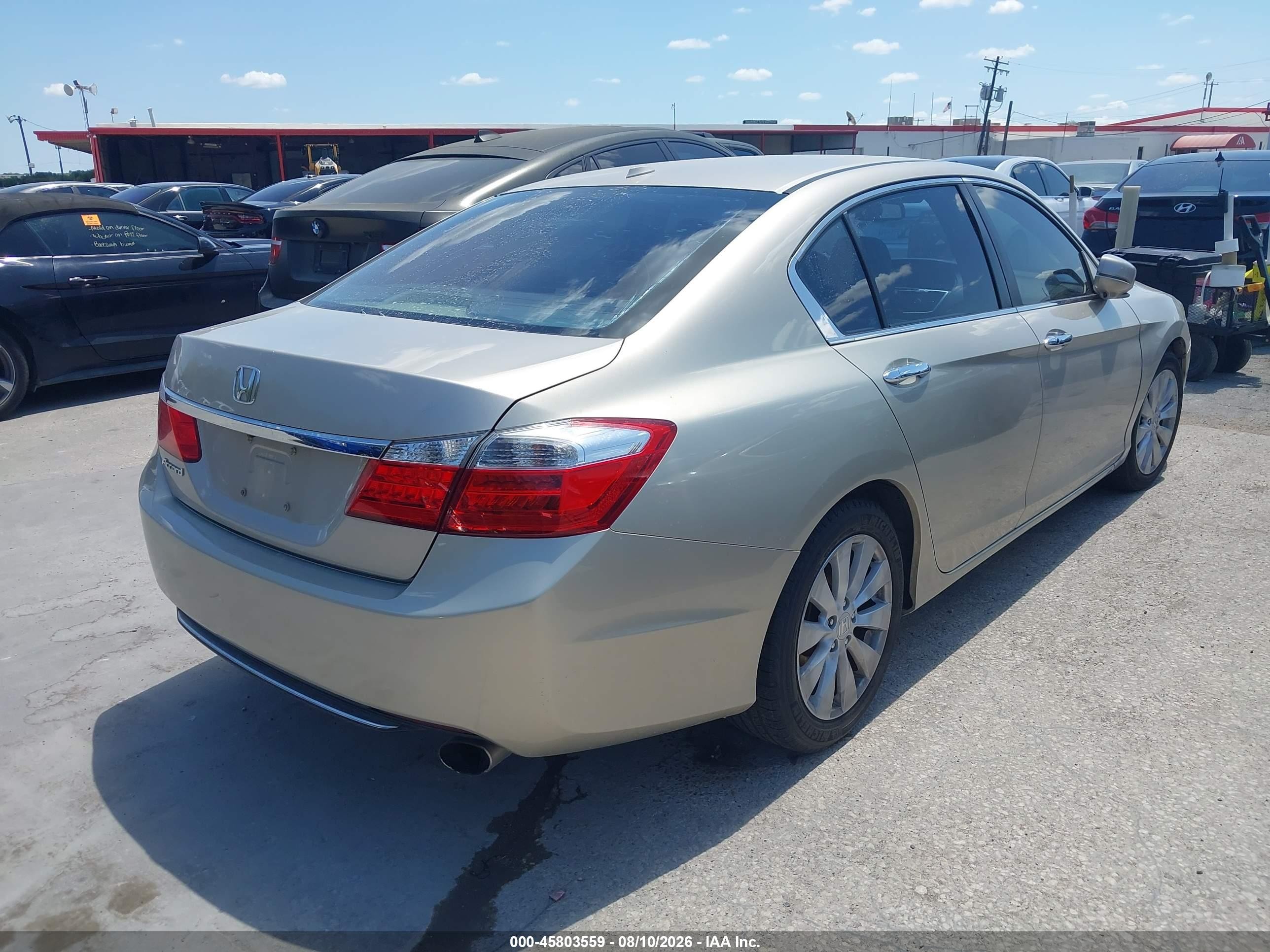 2013 Honda Accord Ex-l Gold vin: 1HGCR2F8XDA151876