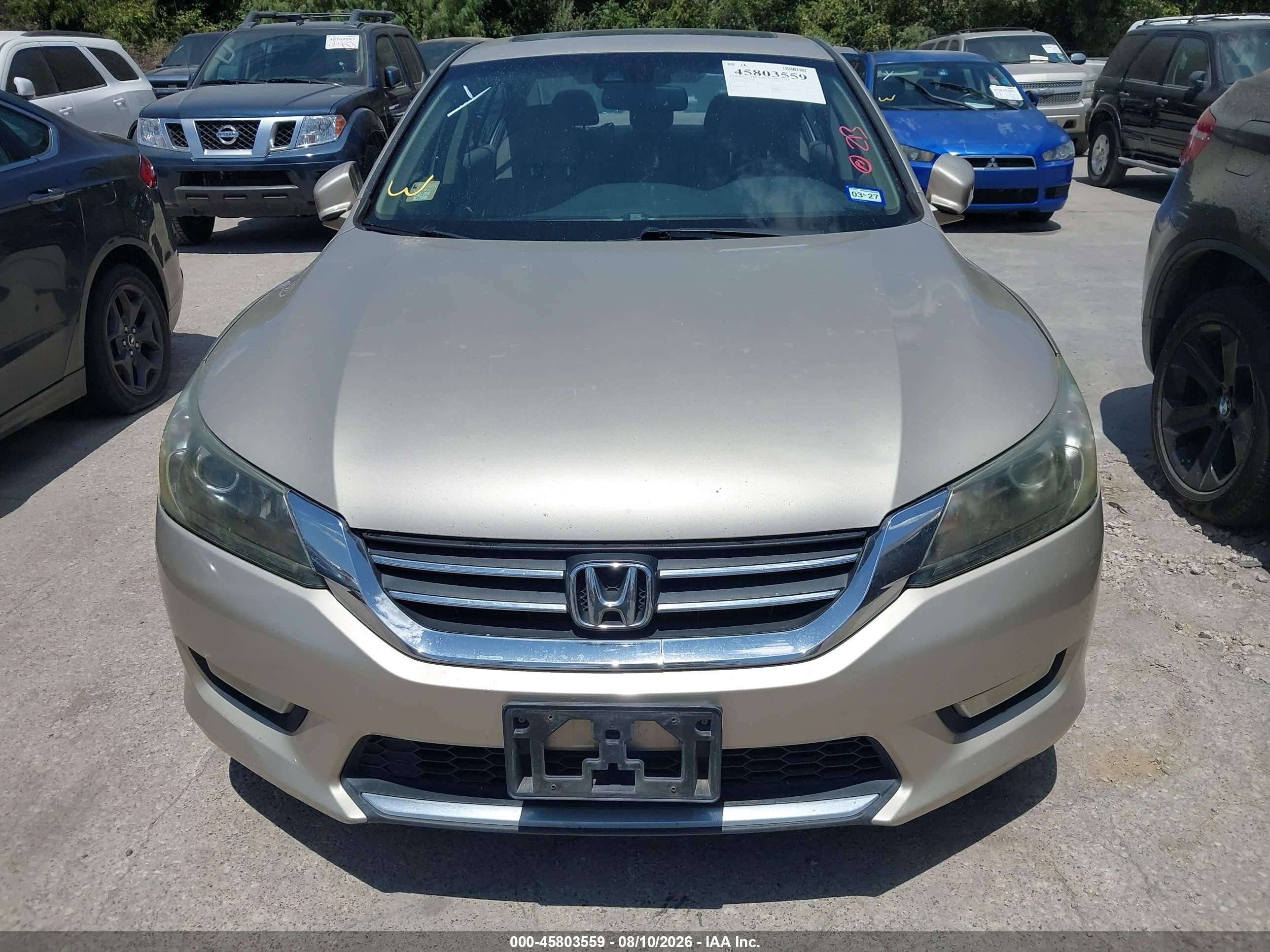 2013 Honda Accord Ex-l Gold vin: 1HGCR2F8XDA151876