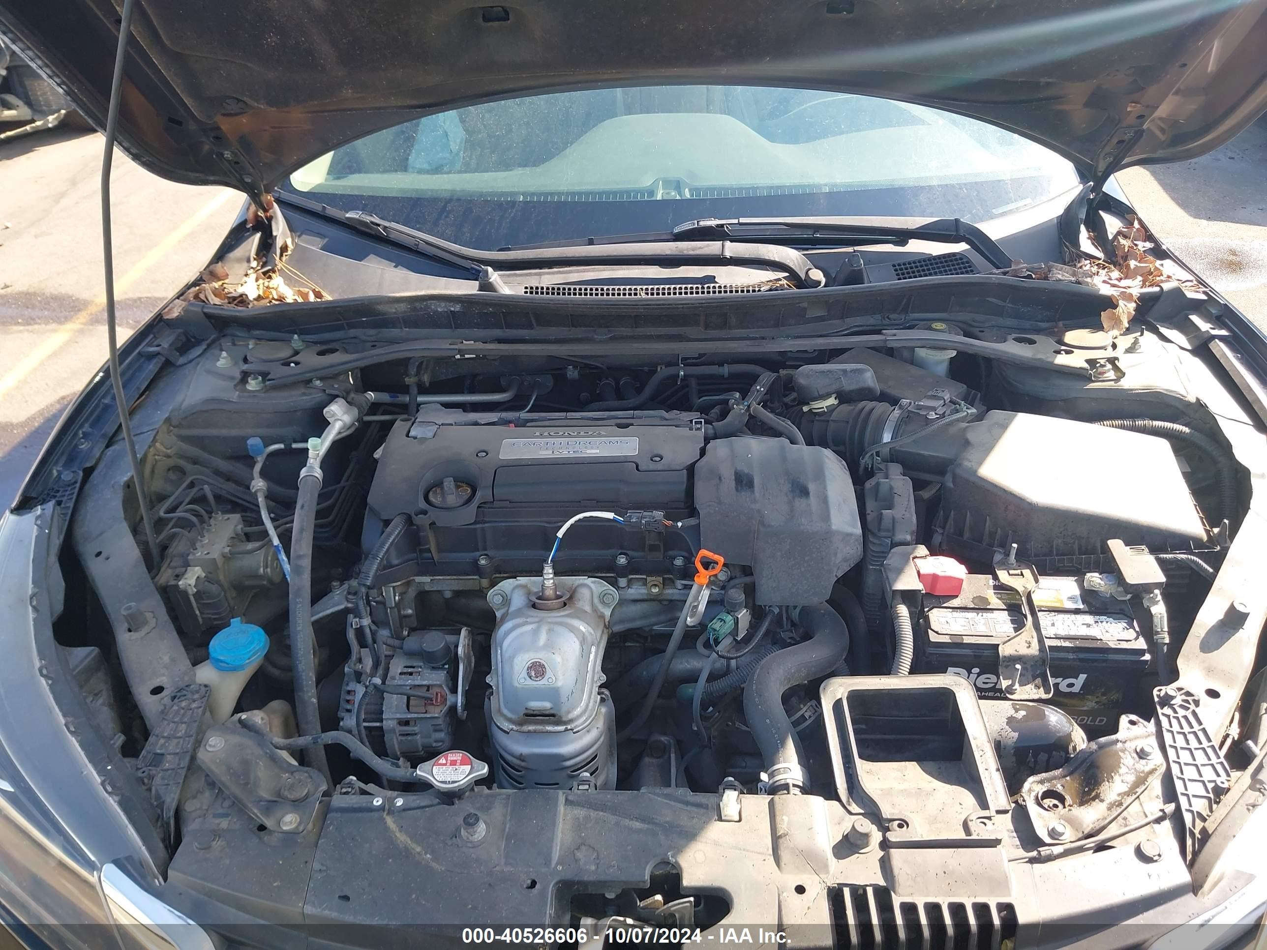 2013 Honda Accord Ex-l Black vin: 1HGCR2F8XDA163509