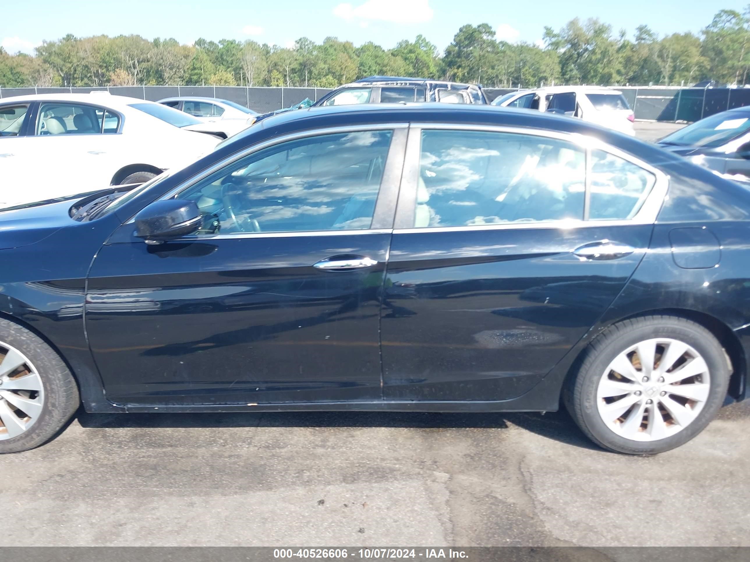 2013 Honda Accord Ex-l Black vin: 1HGCR2F8XDA163509