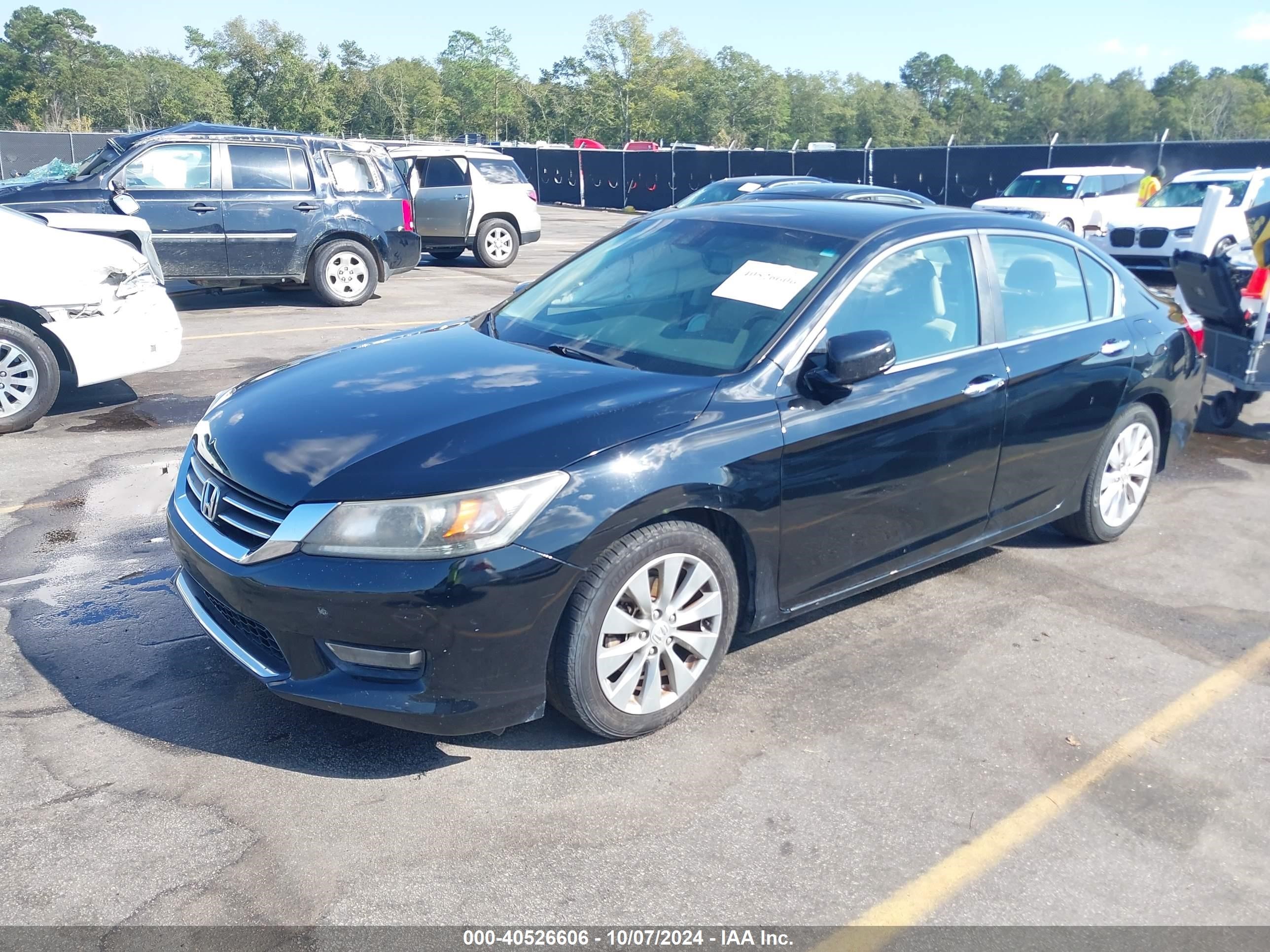 2013 Honda Accord Ex-l Black vin: 1HGCR2F8XDA163509