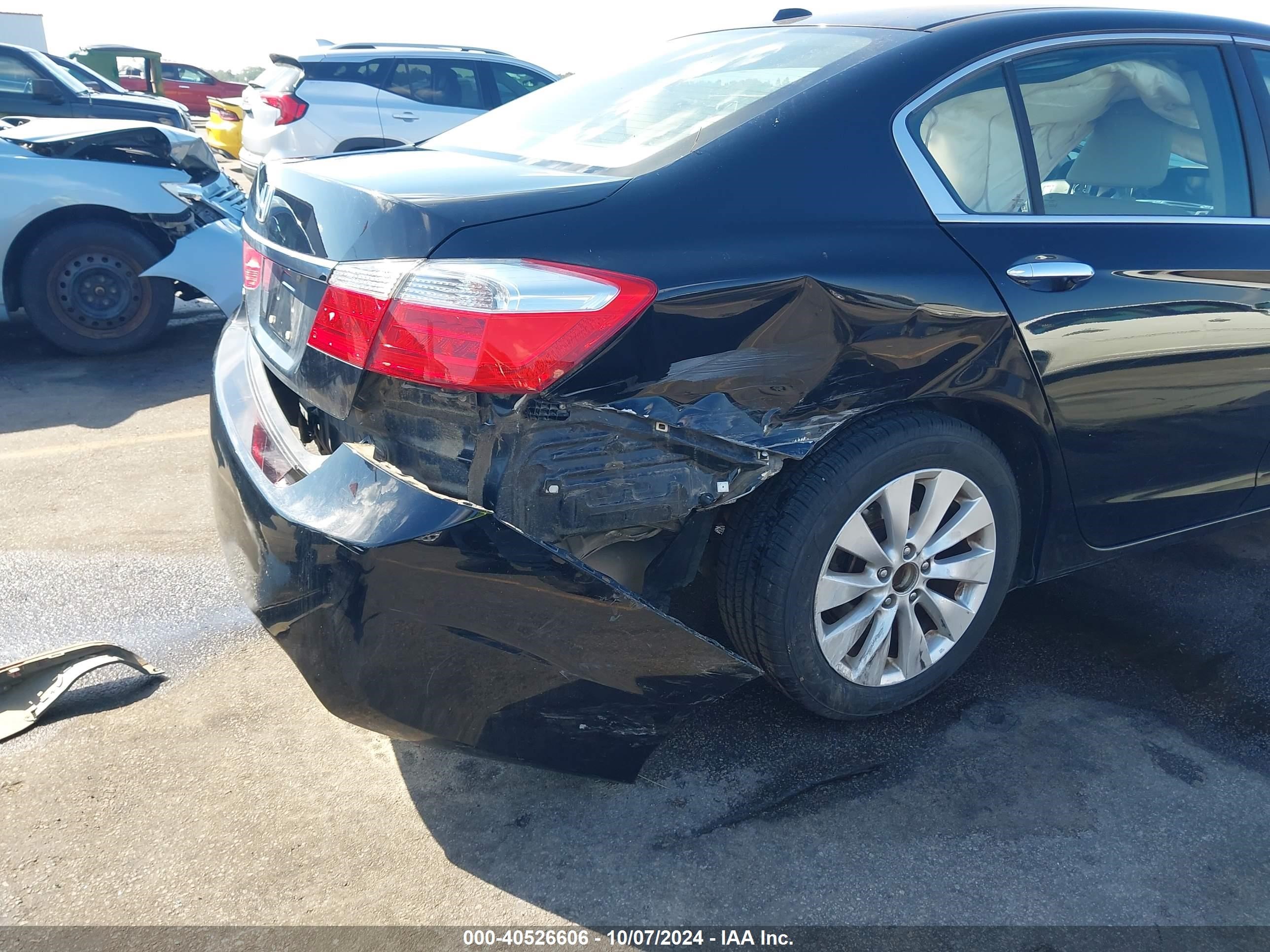 2013 Honda Accord Ex-l Black vin: 1HGCR2F8XDA163509