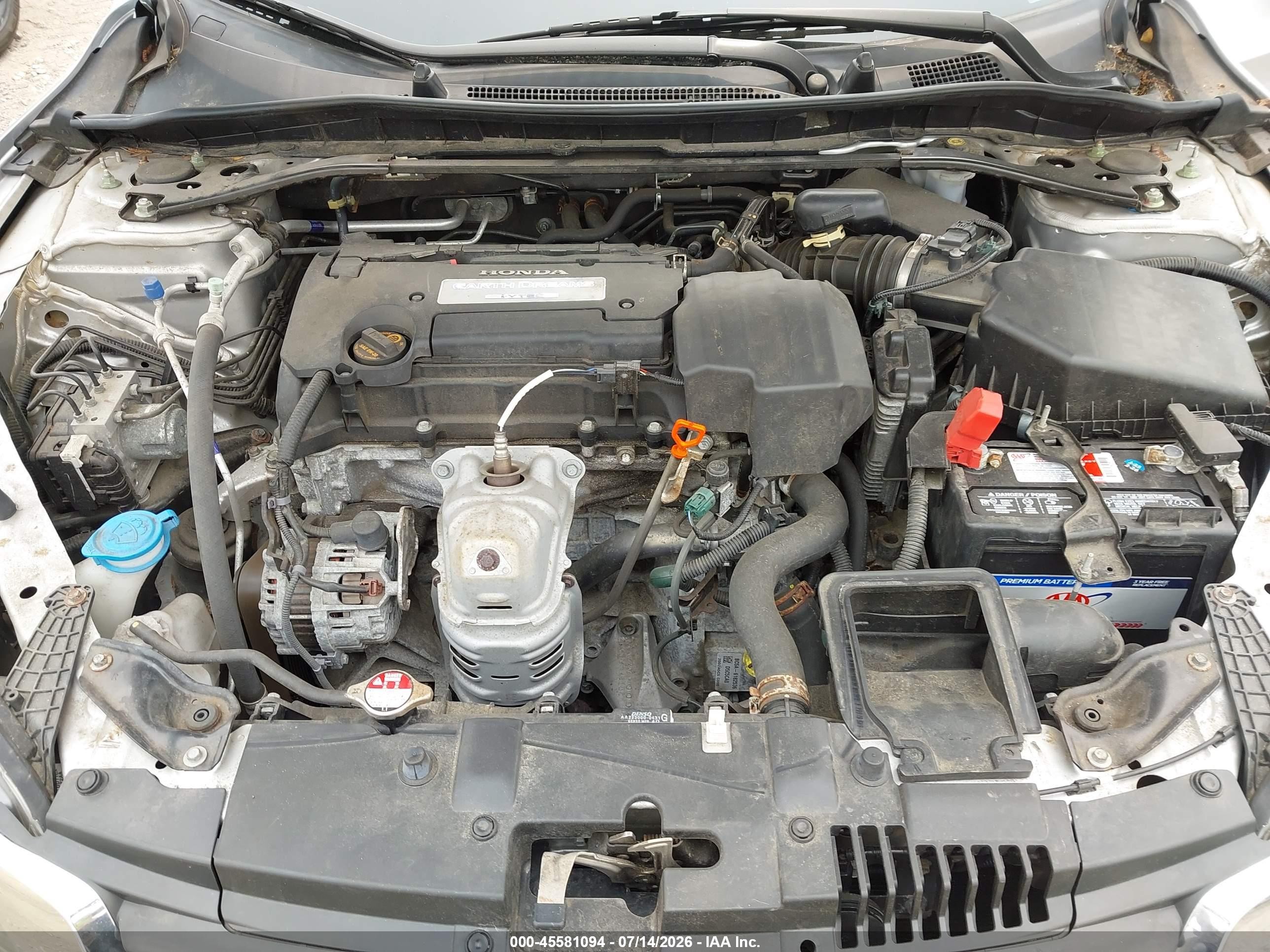2013 Honda Accord Ex-l Silver vin: 1HGCR2F8XDA168659