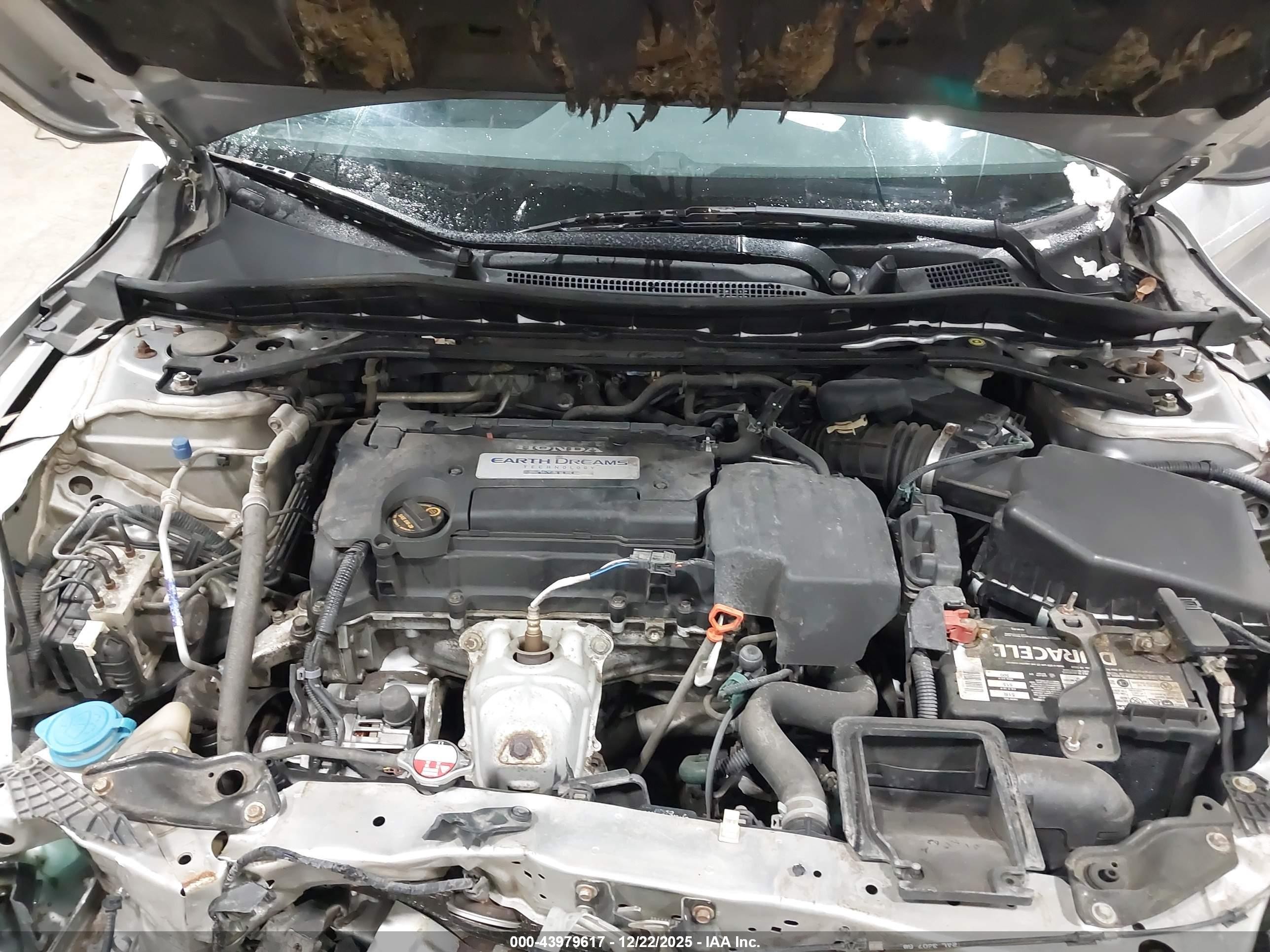 2013 Honda Accord Sdn Ex-l Silver vin: 1HGCR2F8XDA172310