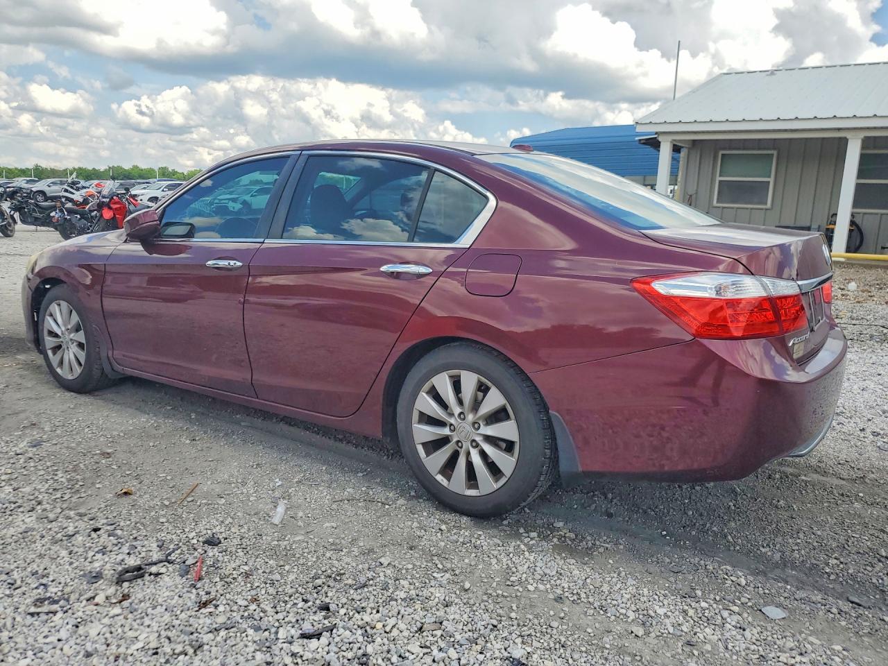 2013 Honda Accord Exl Burgundy vin: 1HGCR2F8XDA182478