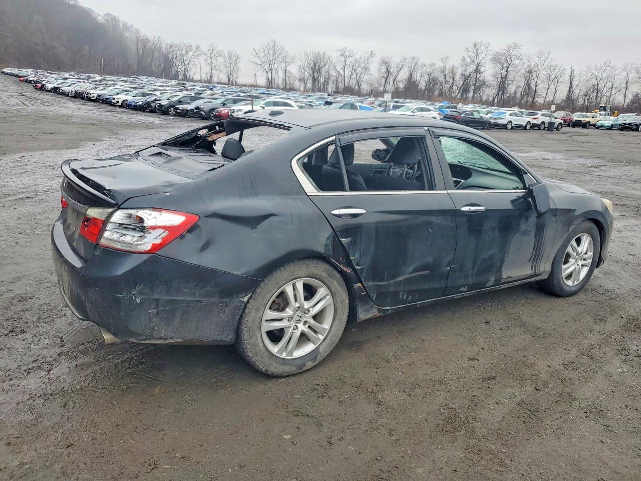 2013 Honda Accord Exl Черный vin: 1HGCR2F8XDA183923