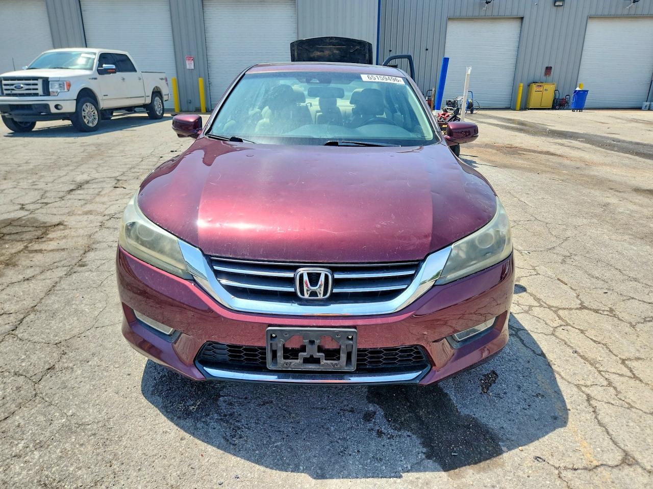 2013 Honda Accord Exl Burgundy vin: 1HGCR2F8XDA213647