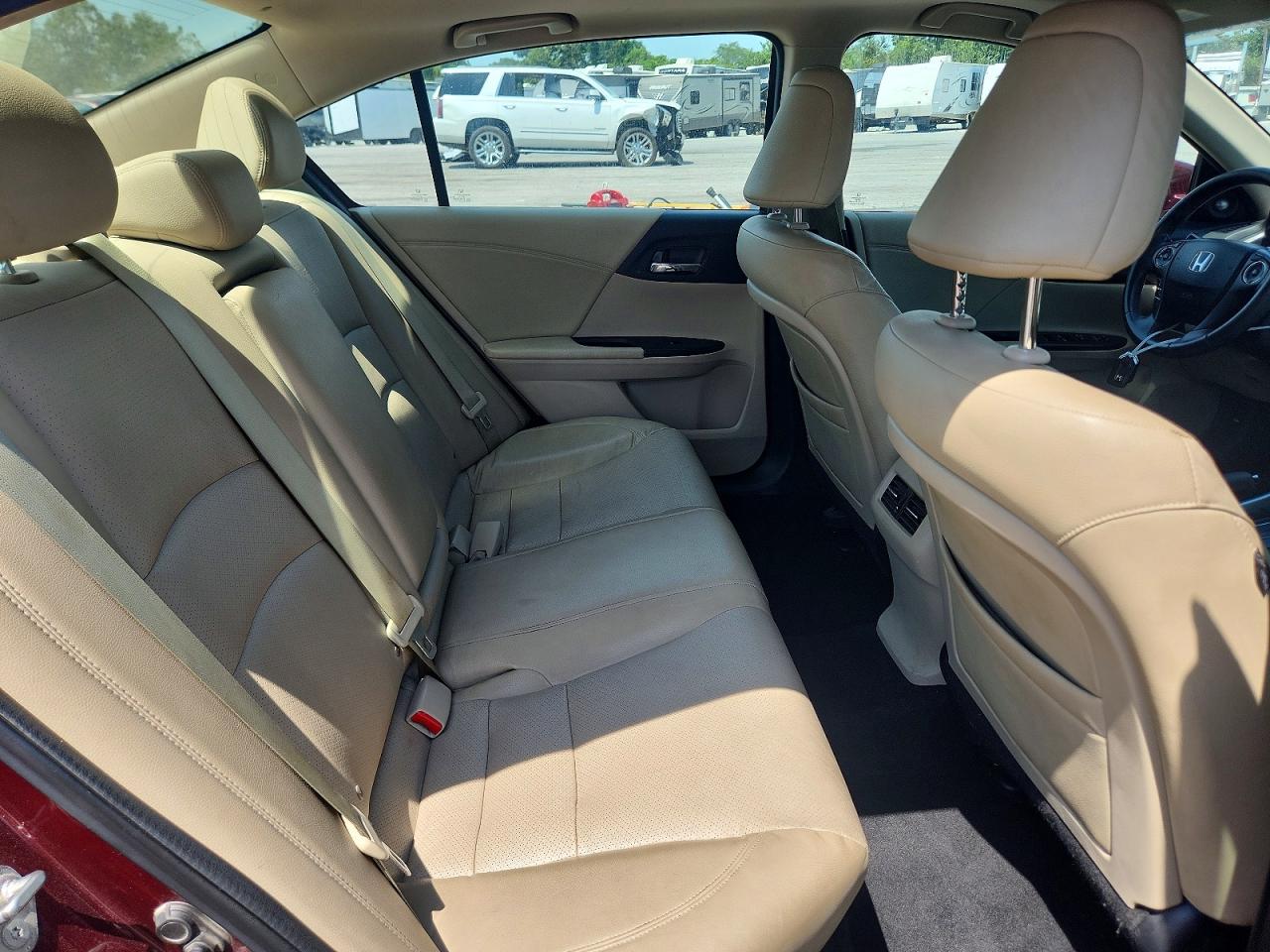 2013 Honda Accord Exl Burgundy vin: 1HGCR2F8XDA213647