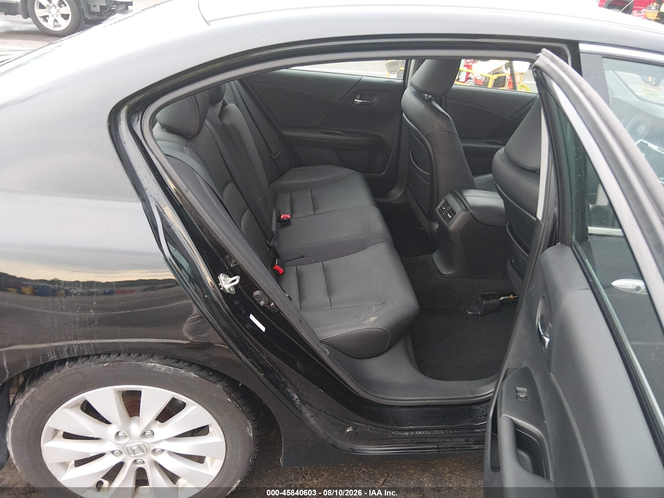 2013 Honda Accord Ex-l Black vin: 1HGCR2F8XDA231307