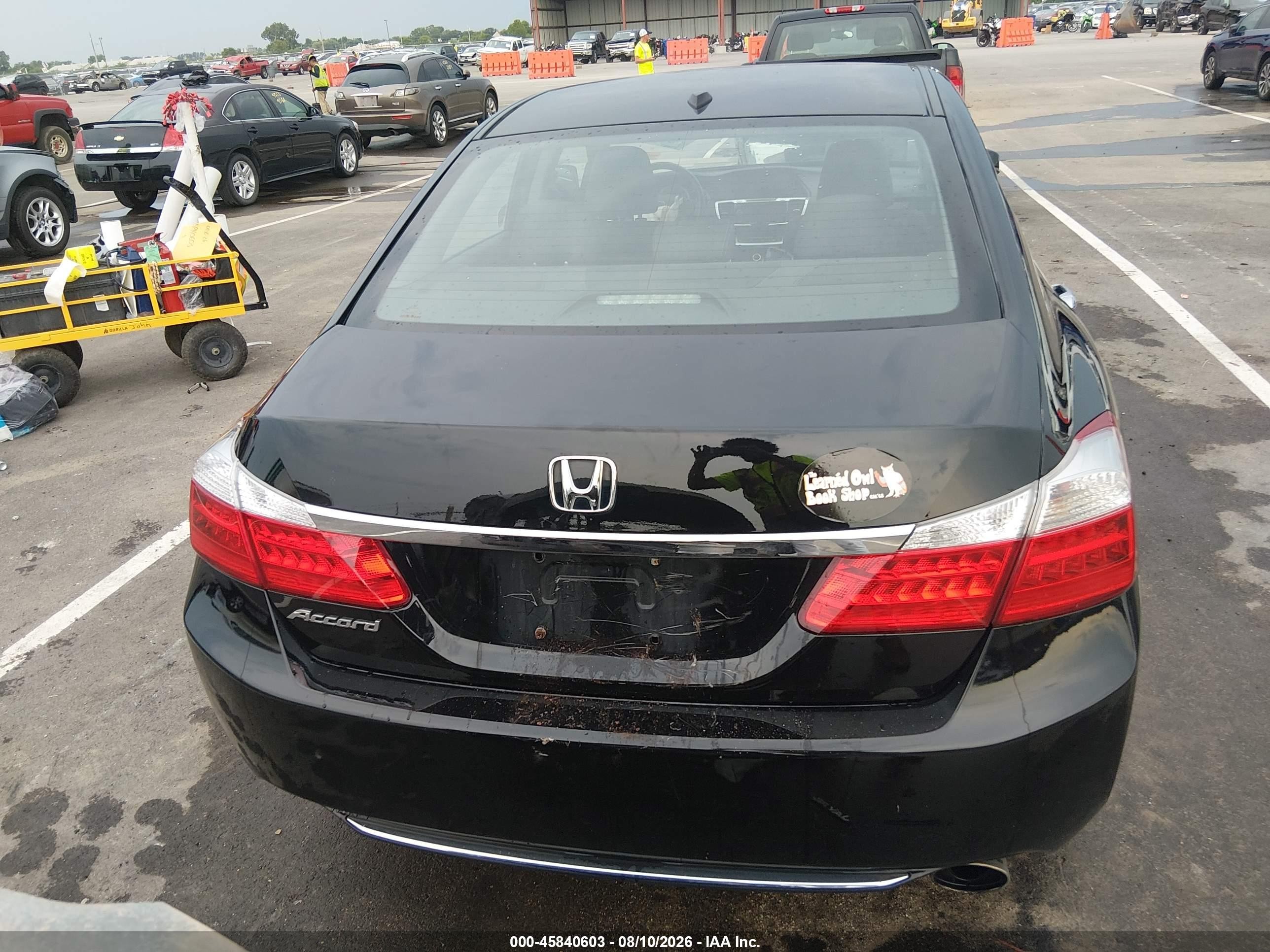 2013 Honda Accord Ex-l Black vin: 1HGCR2F8XDA231307