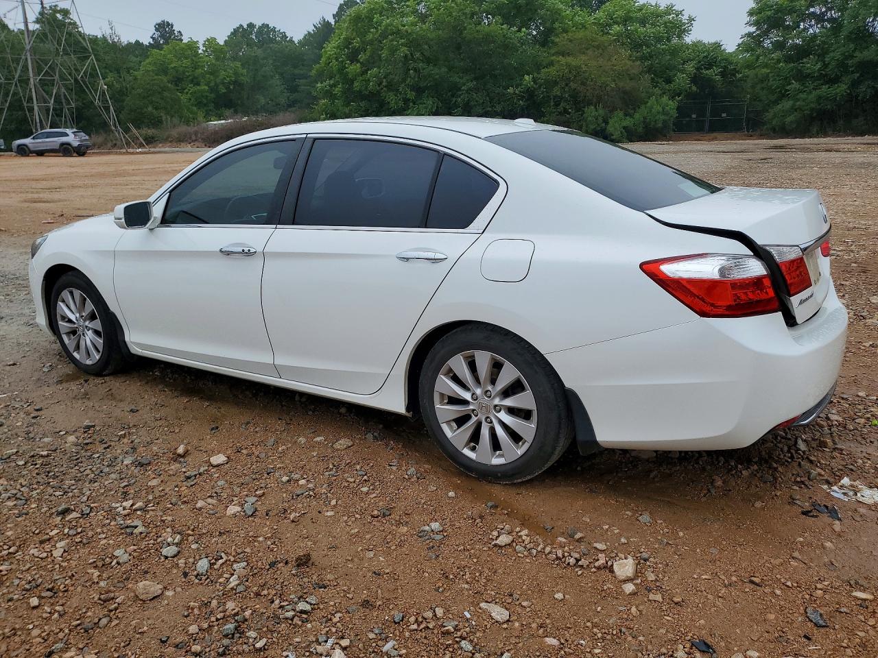 2013 Honda Accord Exl White vin: 1HGCR2F8XDA236507