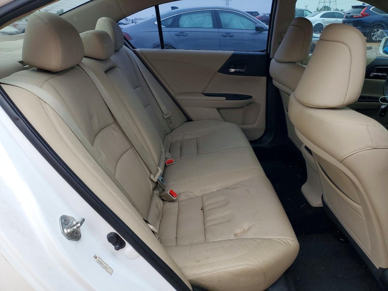 2013 Honda Accord Exl White vin: 1HGCR2F8XDA236507
