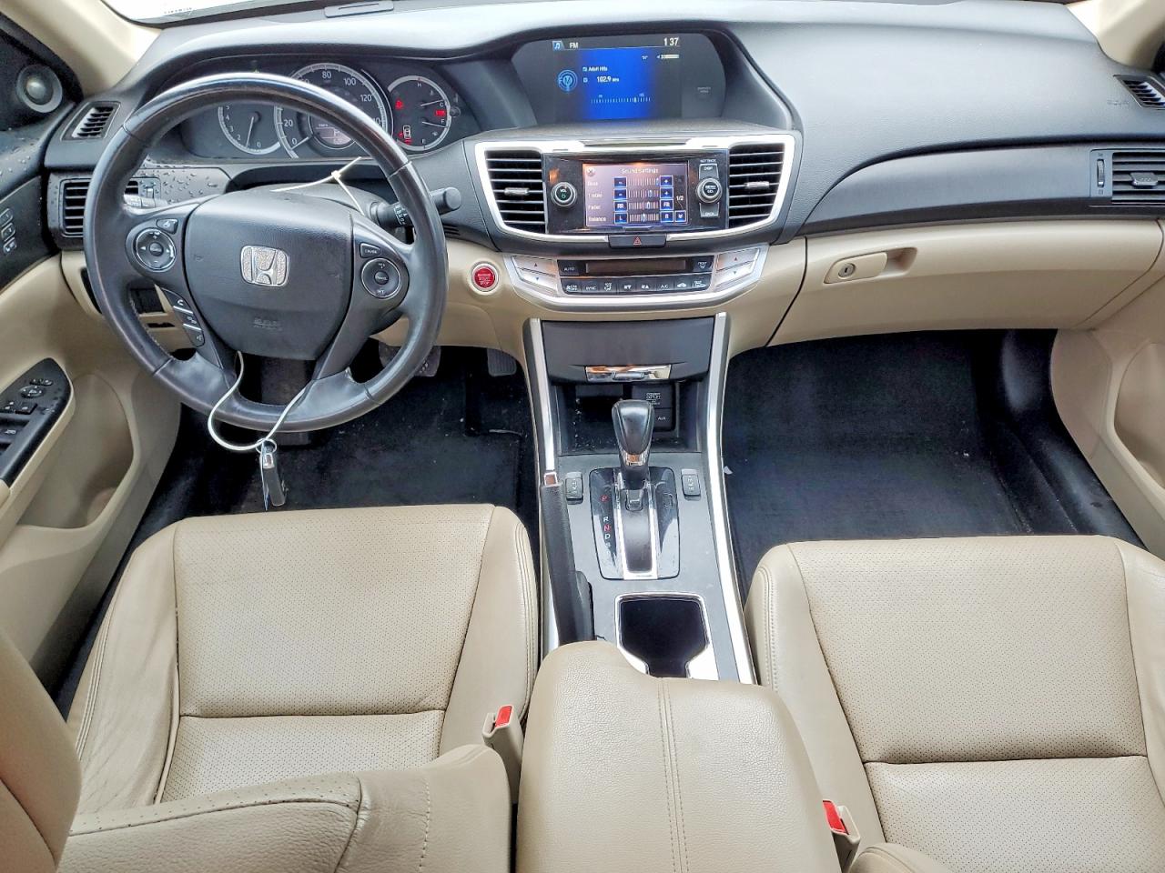 2013 Honda Accord Exl White vin: 1HGCR2F8XDA236507