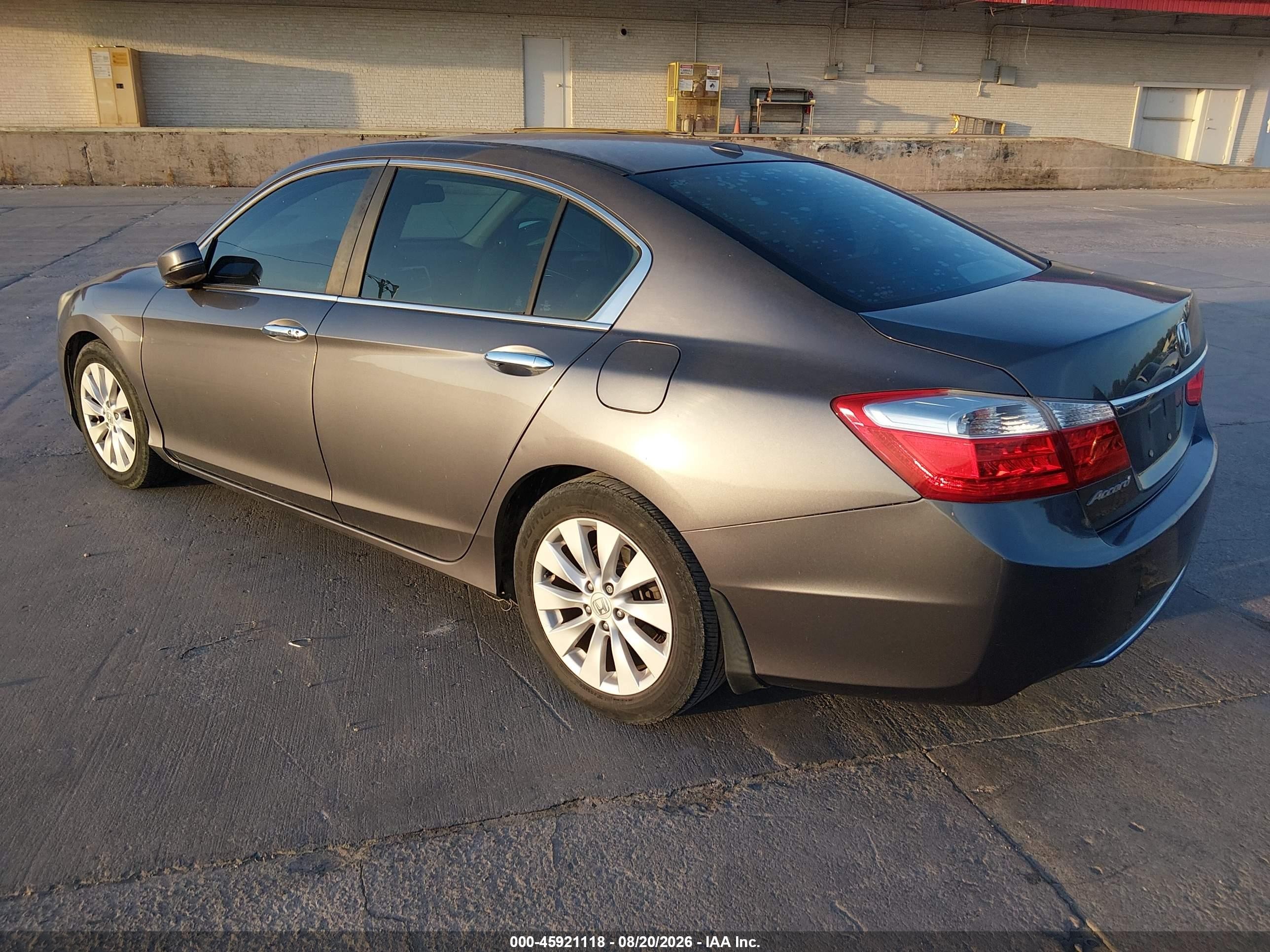 2013 Honda Accord Ex-l Gray vin: 1HGCR2F8XDA246941