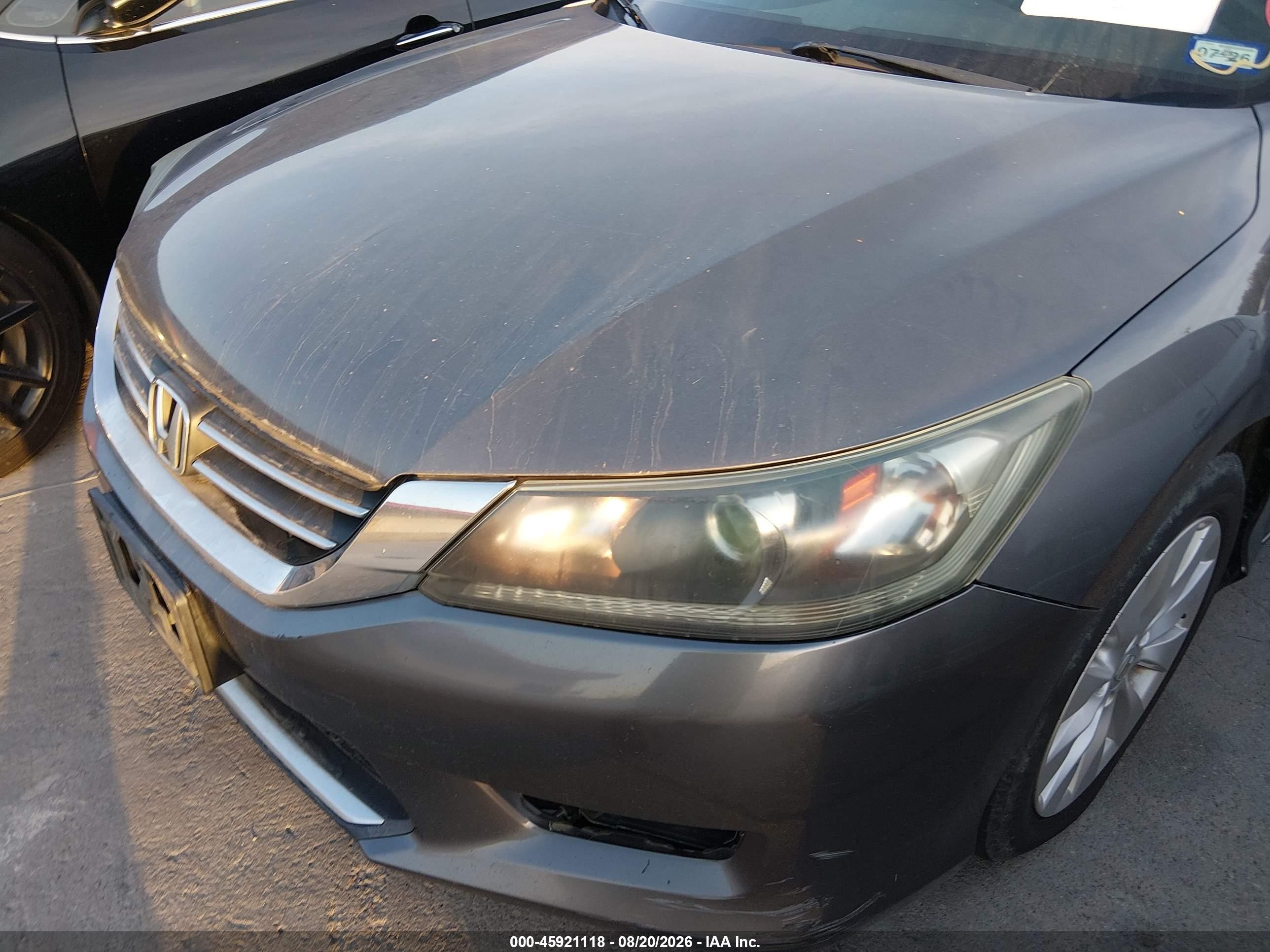 2013 Honda Accord Ex-l Gray vin: 1HGCR2F8XDA246941