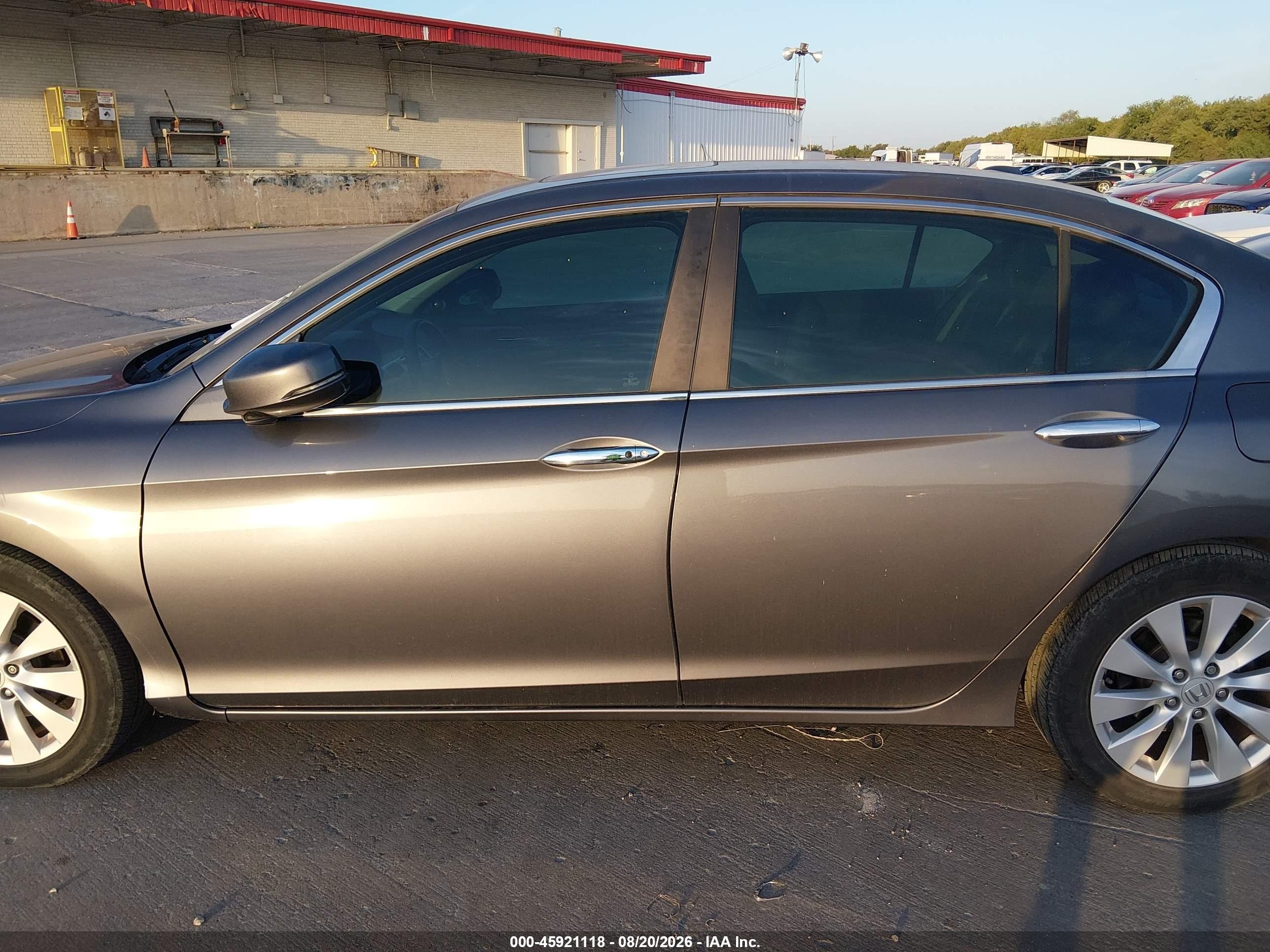 2013 Honda Accord Ex-l Gray vin: 1HGCR2F8XDA246941