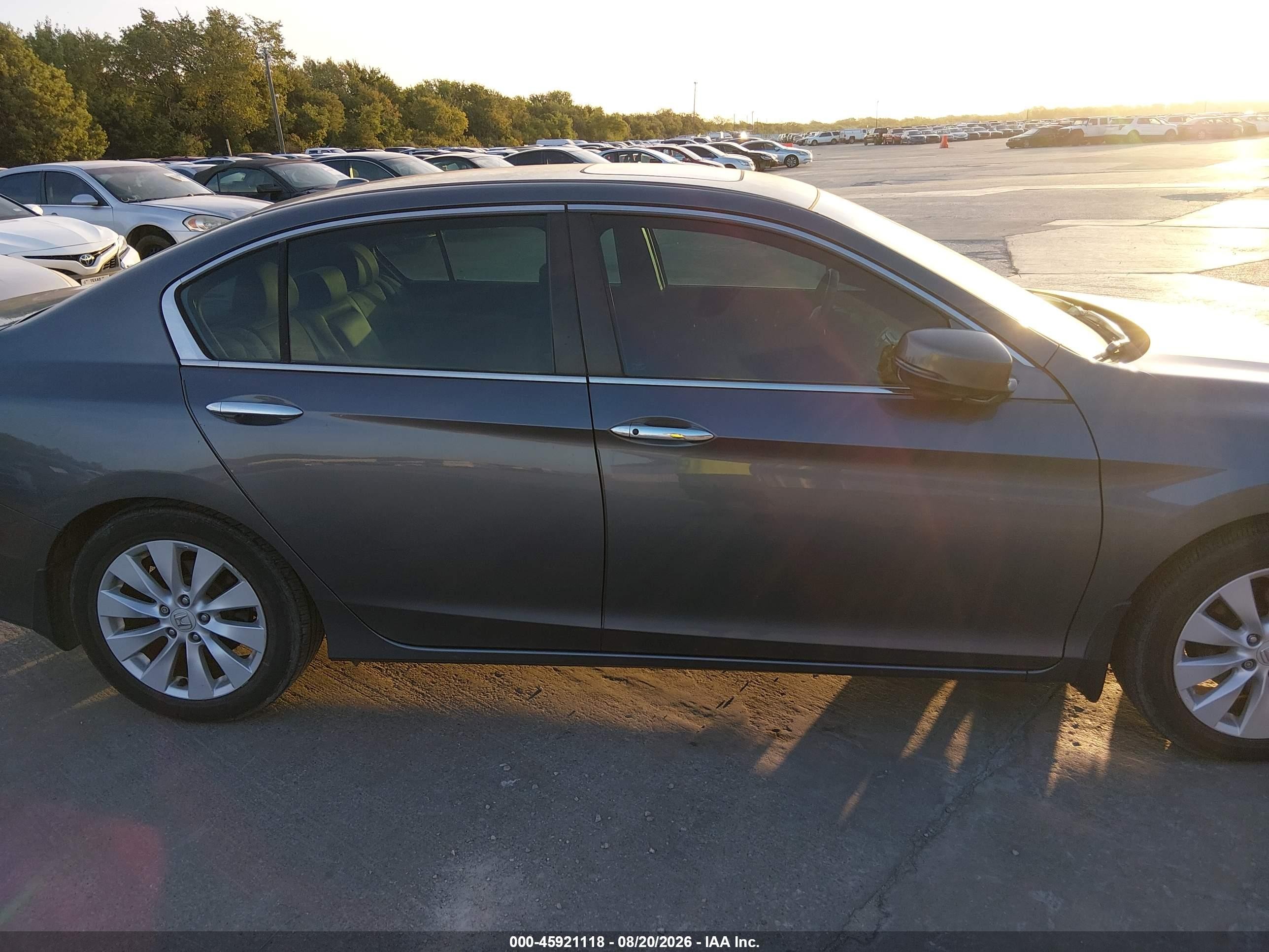2013 Honda Accord Ex-l Gray vin: 1HGCR2F8XDA246941