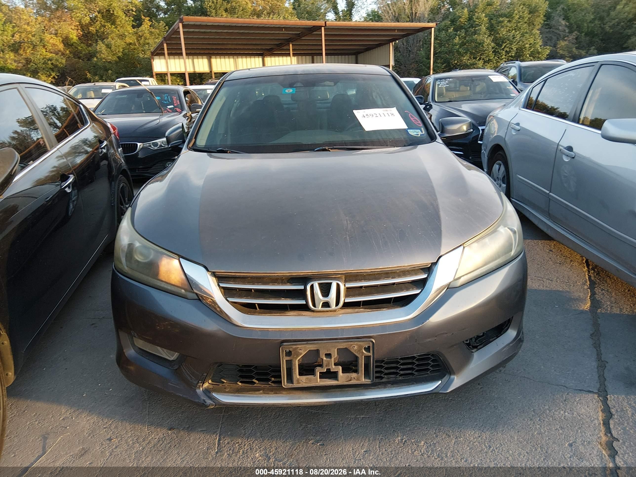 2013 Honda Accord Ex-l Gray vin: 1HGCR2F8XDA246941
