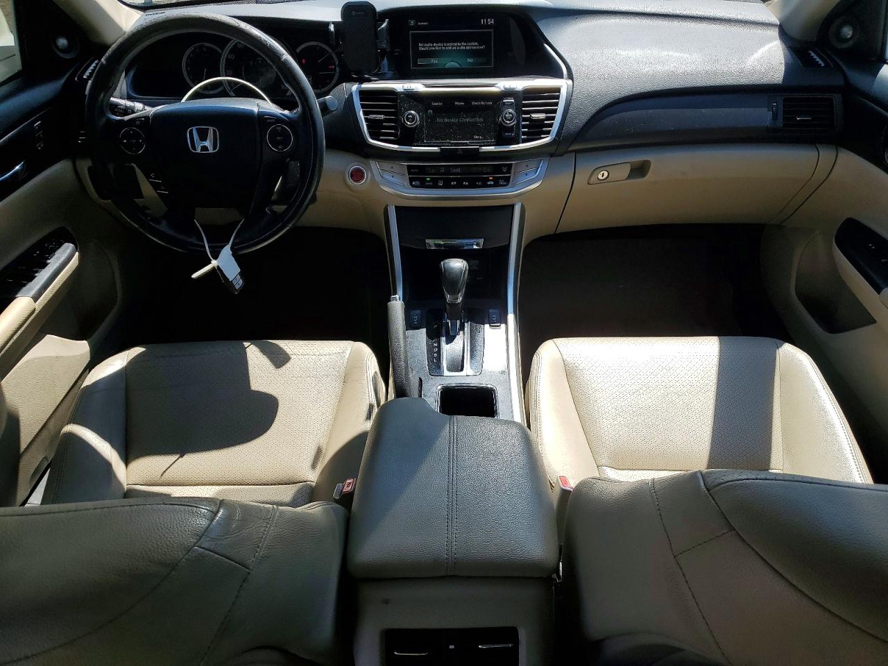 2013 Honda Accord Exl White vin: 1HGCR2F8XDA253324