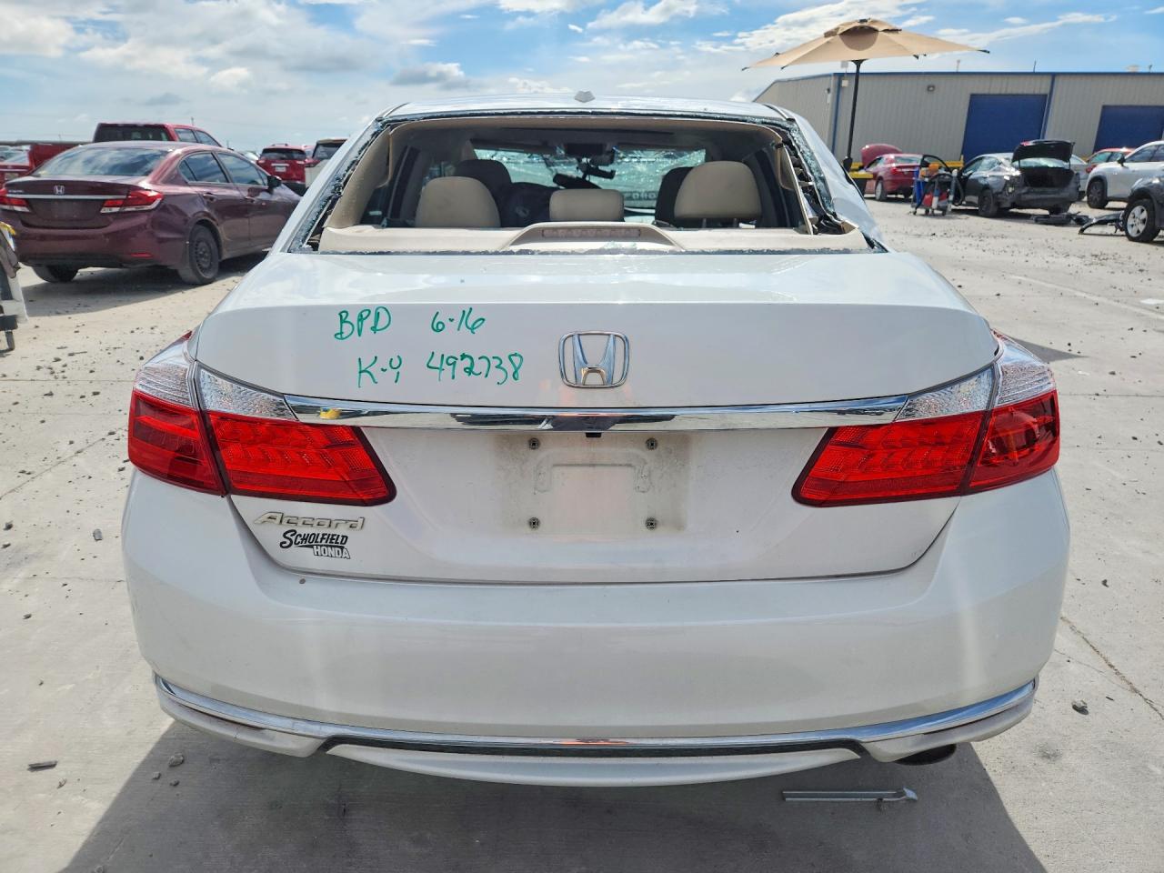 2013 Honda Accord Exl White vin: 1HGCR2F8XDA256921