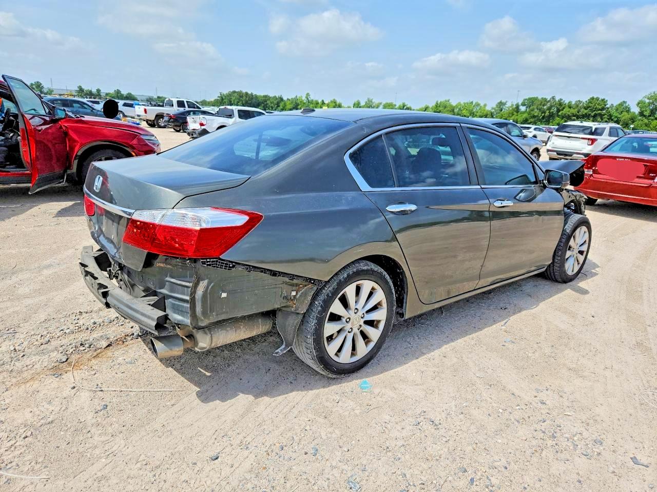 2013 Honda Accord Exl Gray vin: 1HGCR2F8XDA265215
