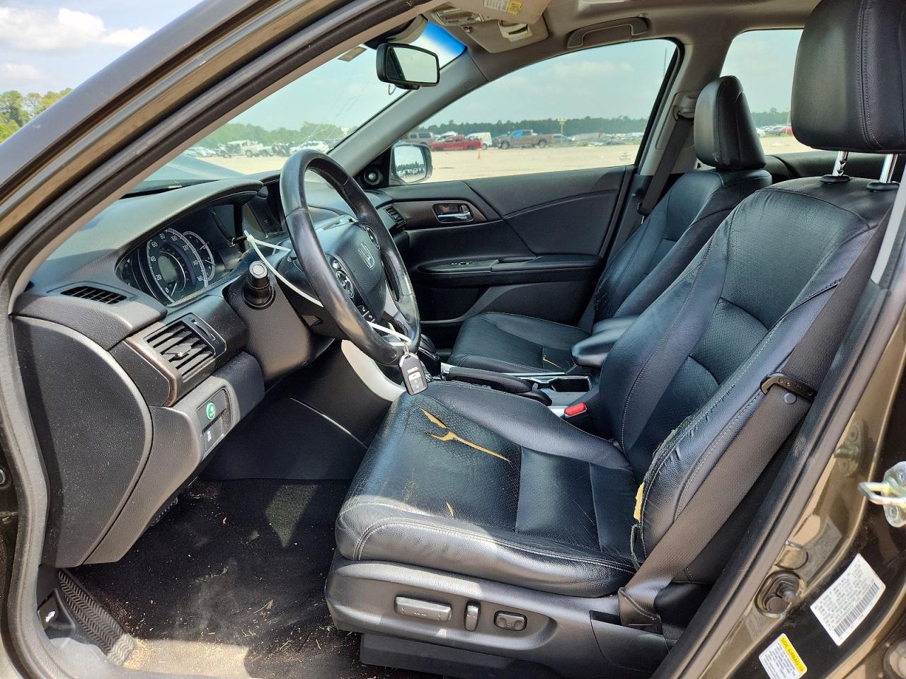 2013 Honda Accord Exl Gray vin: 1HGCR2F8XDA265215